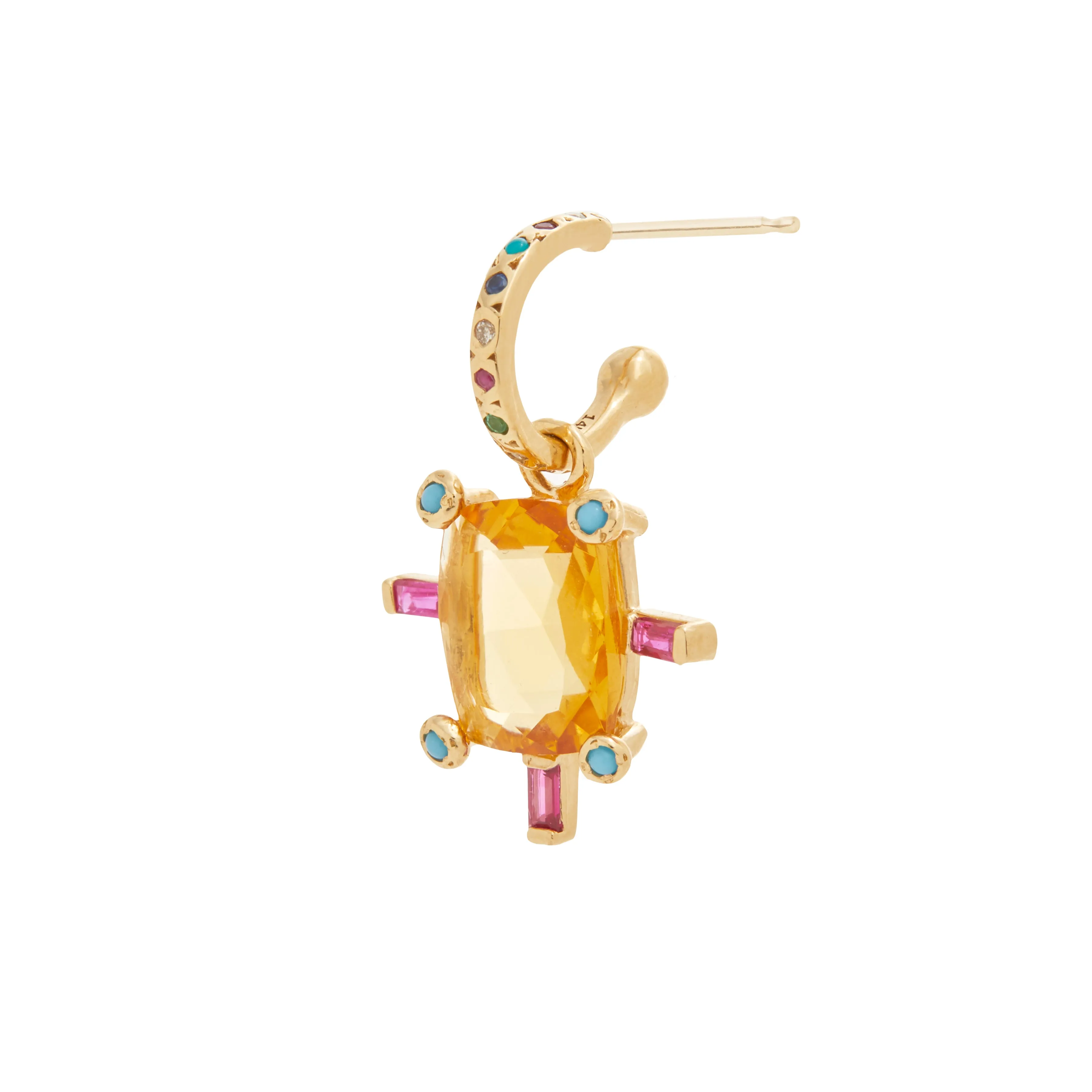 Juno Charm with Citrine sold by Scosha product image thumbnail 4
