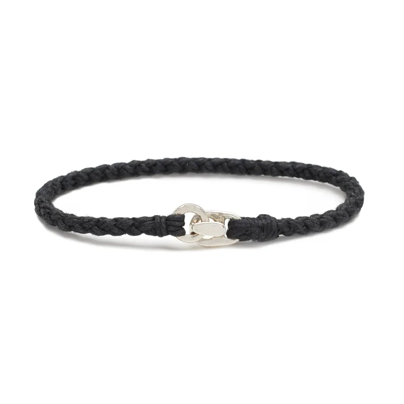 Single Wrap Bracelet in Black made by Scosha