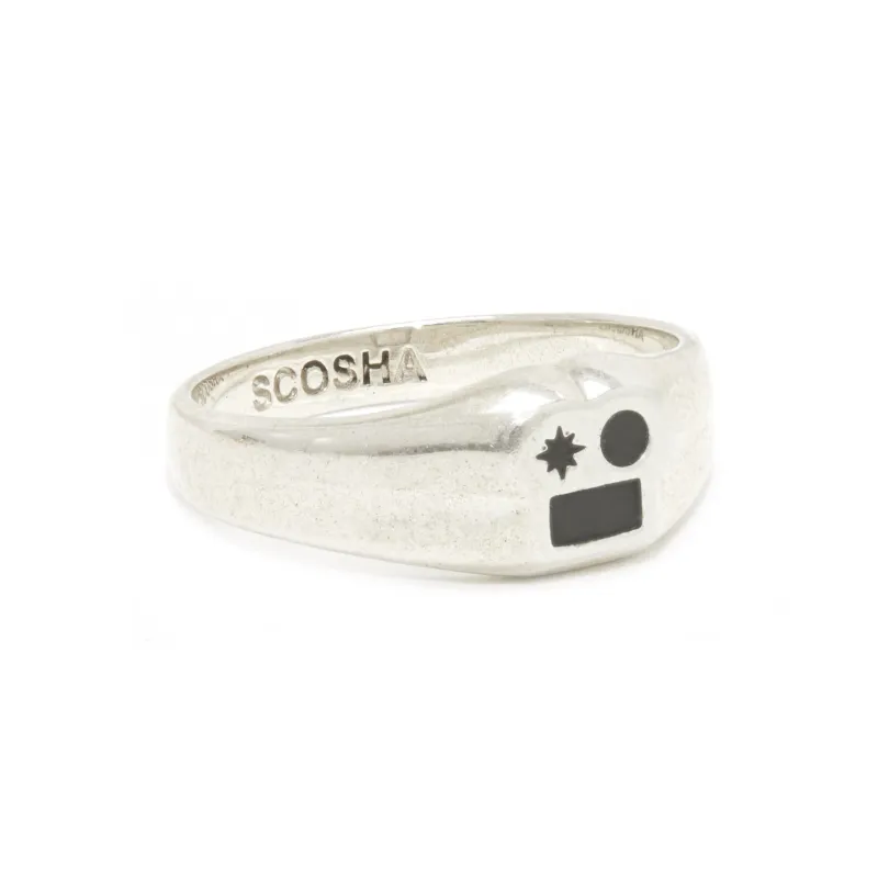 Max Signet Ring in Silver made by Scosha