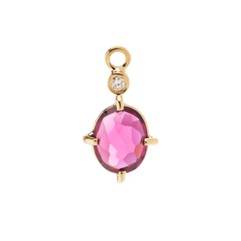 Alice Charm with Rhodolite made by Scosha