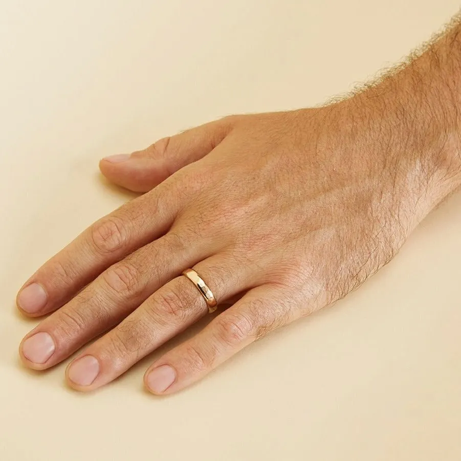Hammered Dome Band (4mm) sold by Scosha product image thumbnail 2