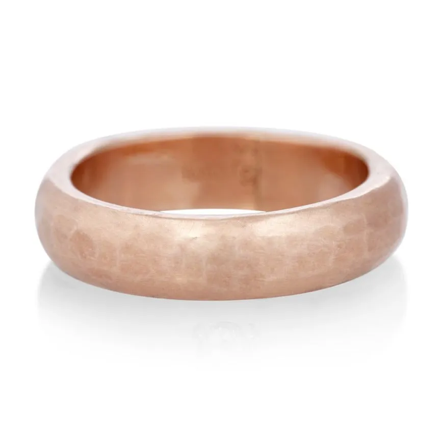 Hammered Dome Band (4mm) sold by Scosha product image thumbnail 4