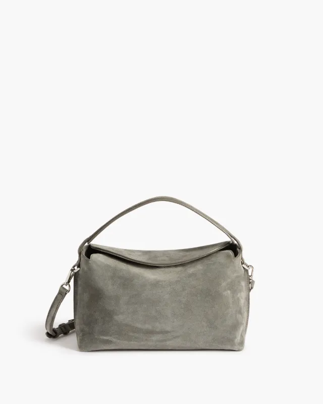 Hera Handbag Suede Grey made by Flattered