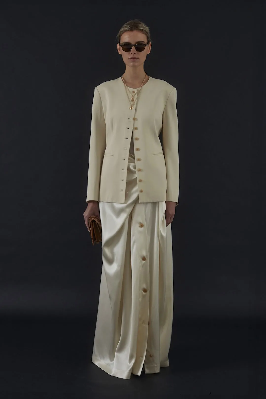 Catalina Blazer in Fluid Twill sold by Heirlome