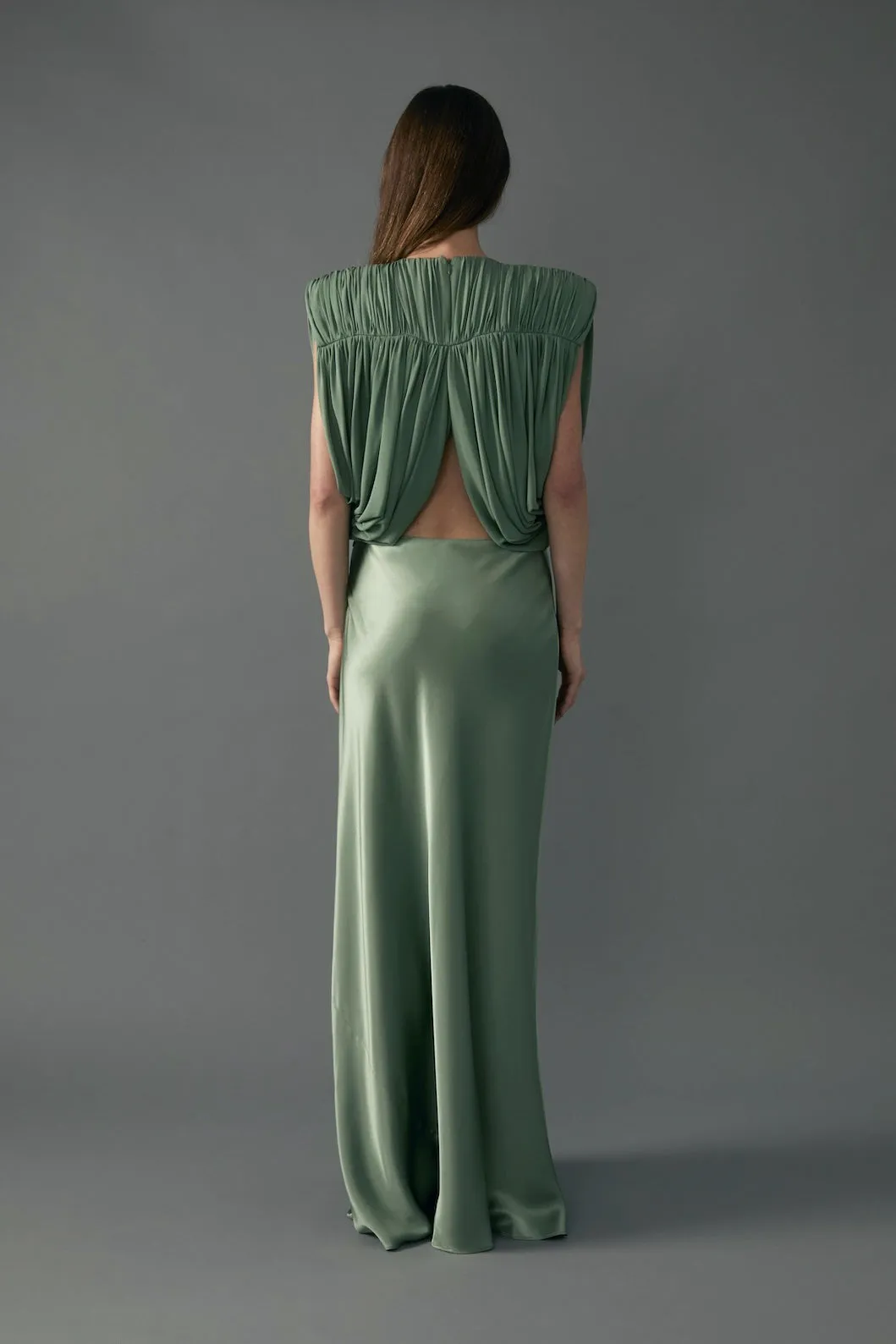 Perla Skirt in Eucalyptus sold by Heirlome product image thumbnail 4