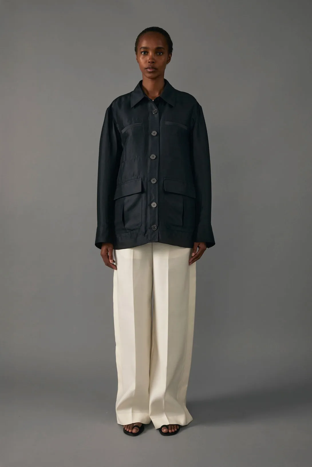 Barn Jacket in Silk sold by Heirlome product image thumbnail 3