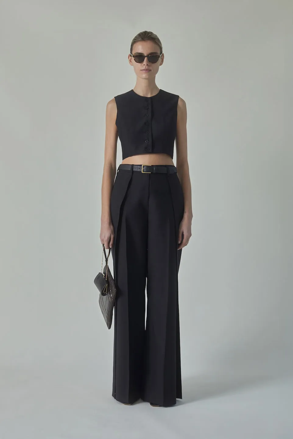 Danielle Top in Black sold by Heirlome