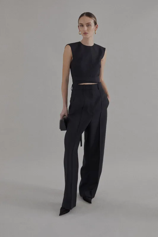 Abigail Trousers in Black made by Heirlome