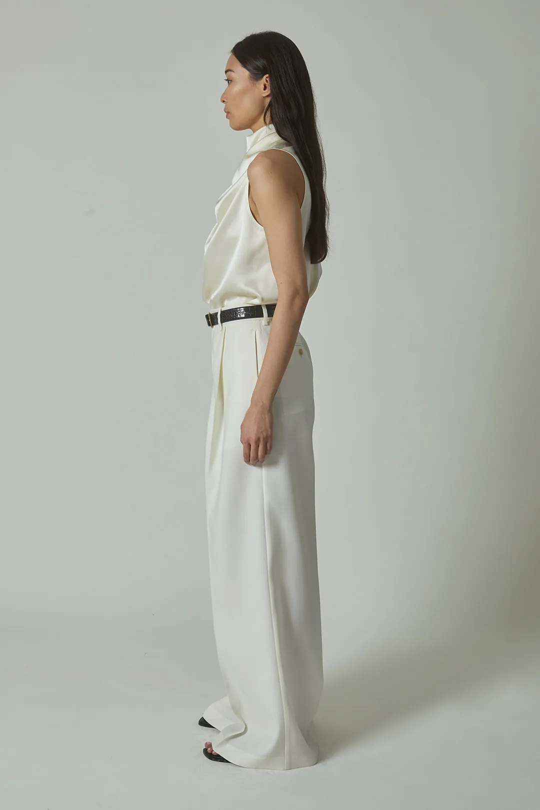 Laurence Trousers in Ivory sold by Heirlome product image thumbnail 5