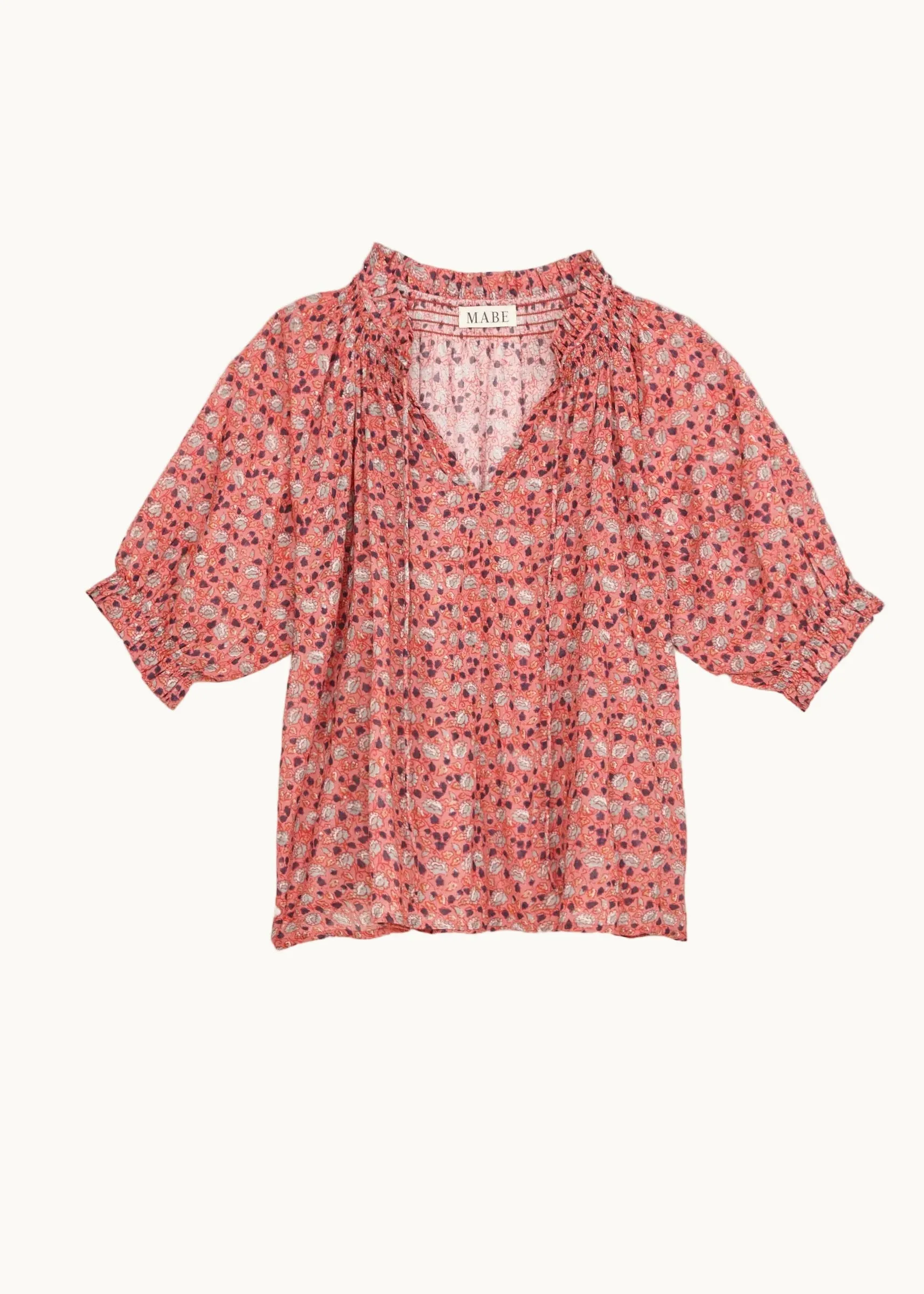 Darla Long Sleeve Top - Rose/Multi sold by M.A.B.E. product image thumbnail 4