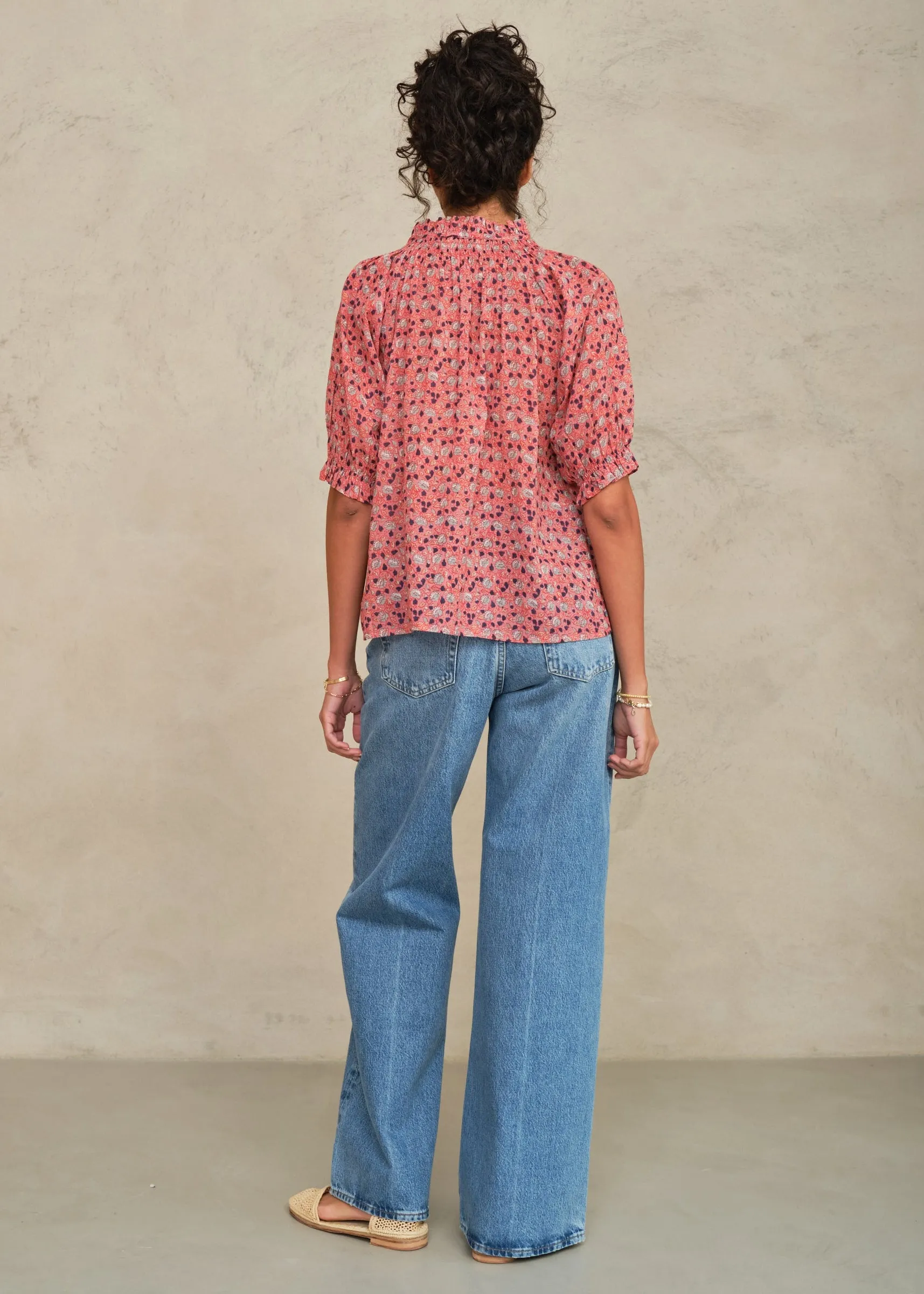 Darla Long Sleeve Top - Rose/Multi sold by M.A.B.E. product image thumbnail 2