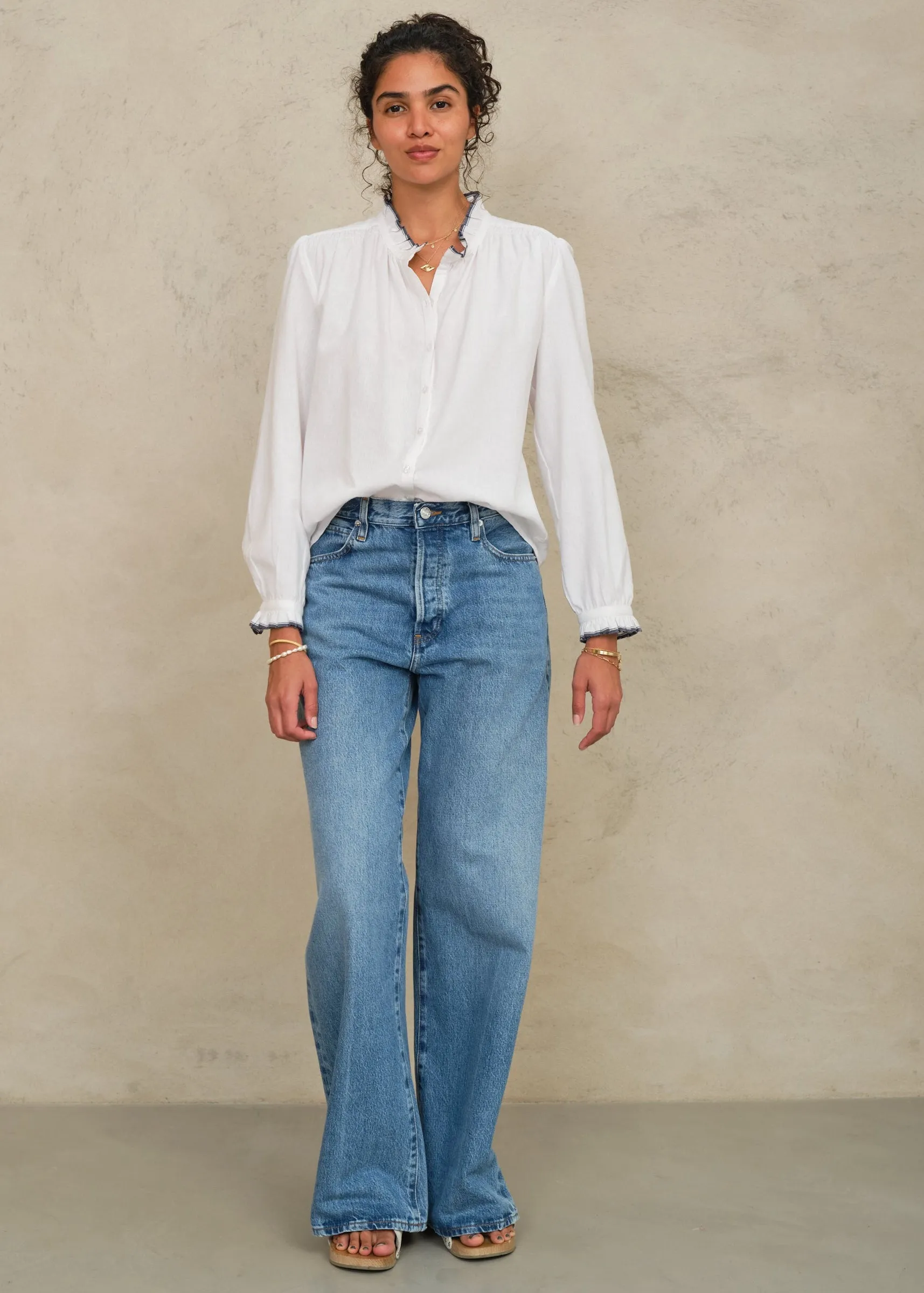 Chrissie Long Sleeve Top - Ivory sold by M.A.B.E. product image thumbnail 2