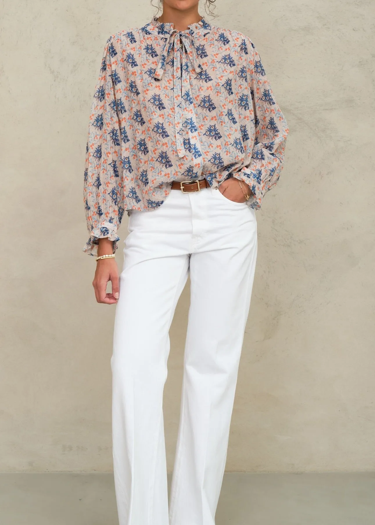 Aster Long Sleeve Top - Multi sold by M.A.B.E.