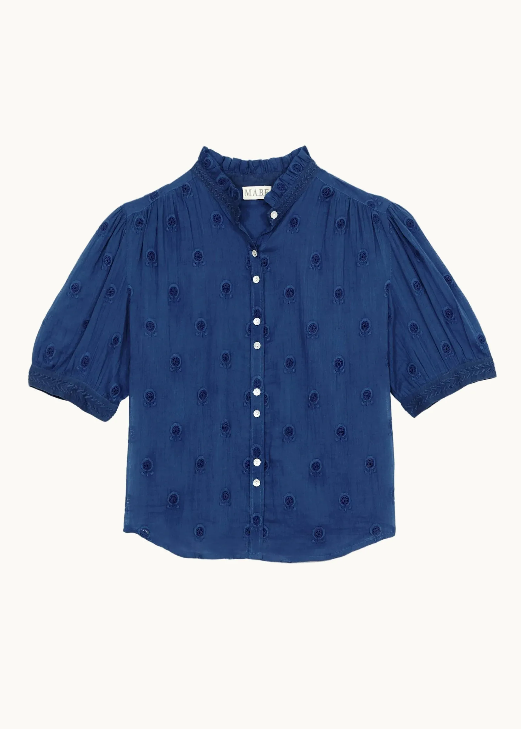Frani Short Sleeve Top - Cobalt sold by M.A.B.E. product image thumbnail 4
