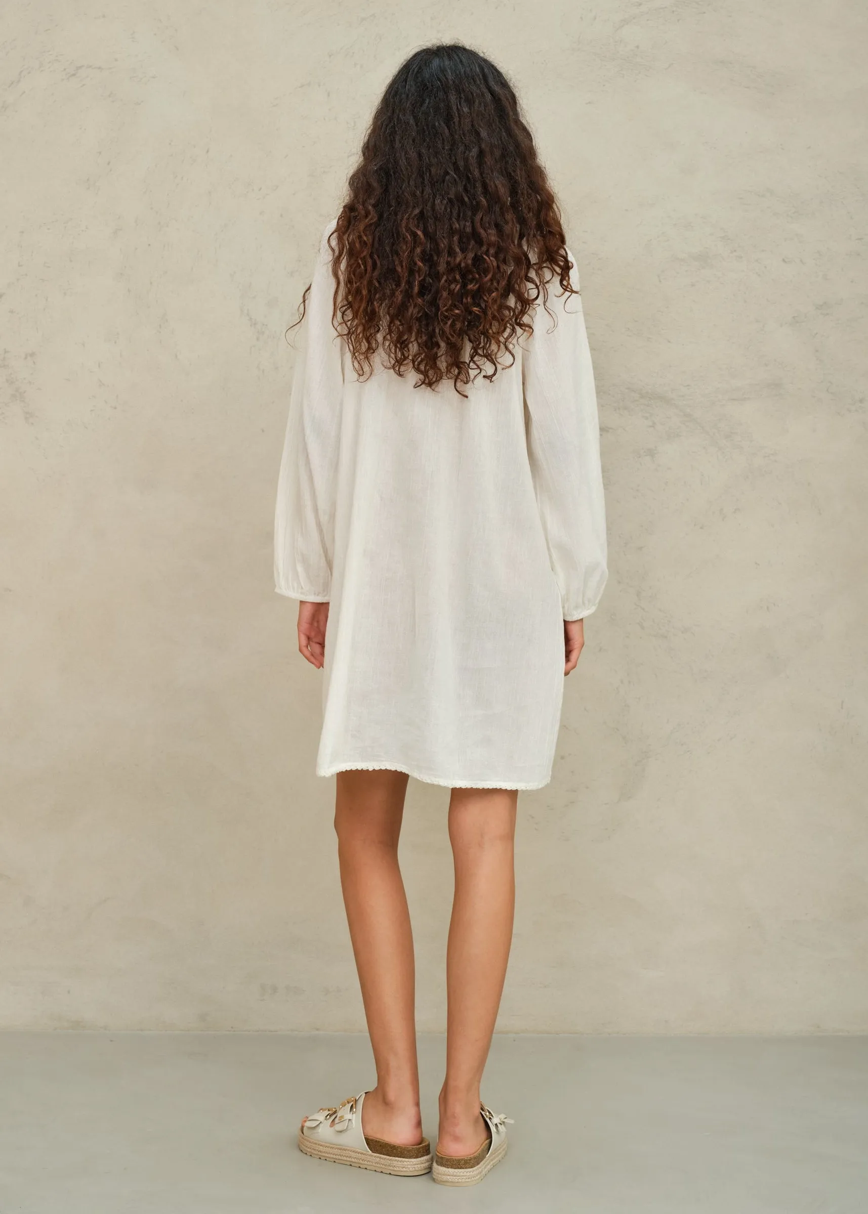 Talia Kaftan - Ecru sold by M.A.B.E. product image thumbnail 2