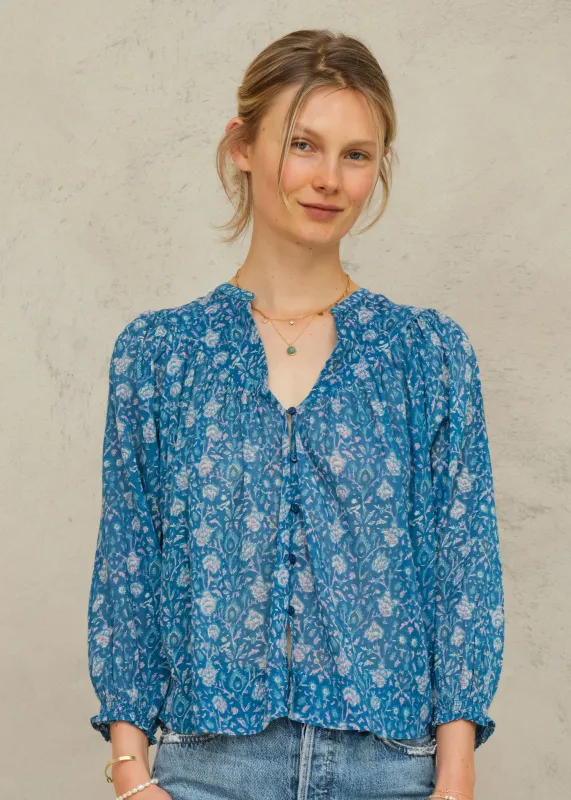 Myla Long Sleeve Top - Multi made by M.A.B.E.
