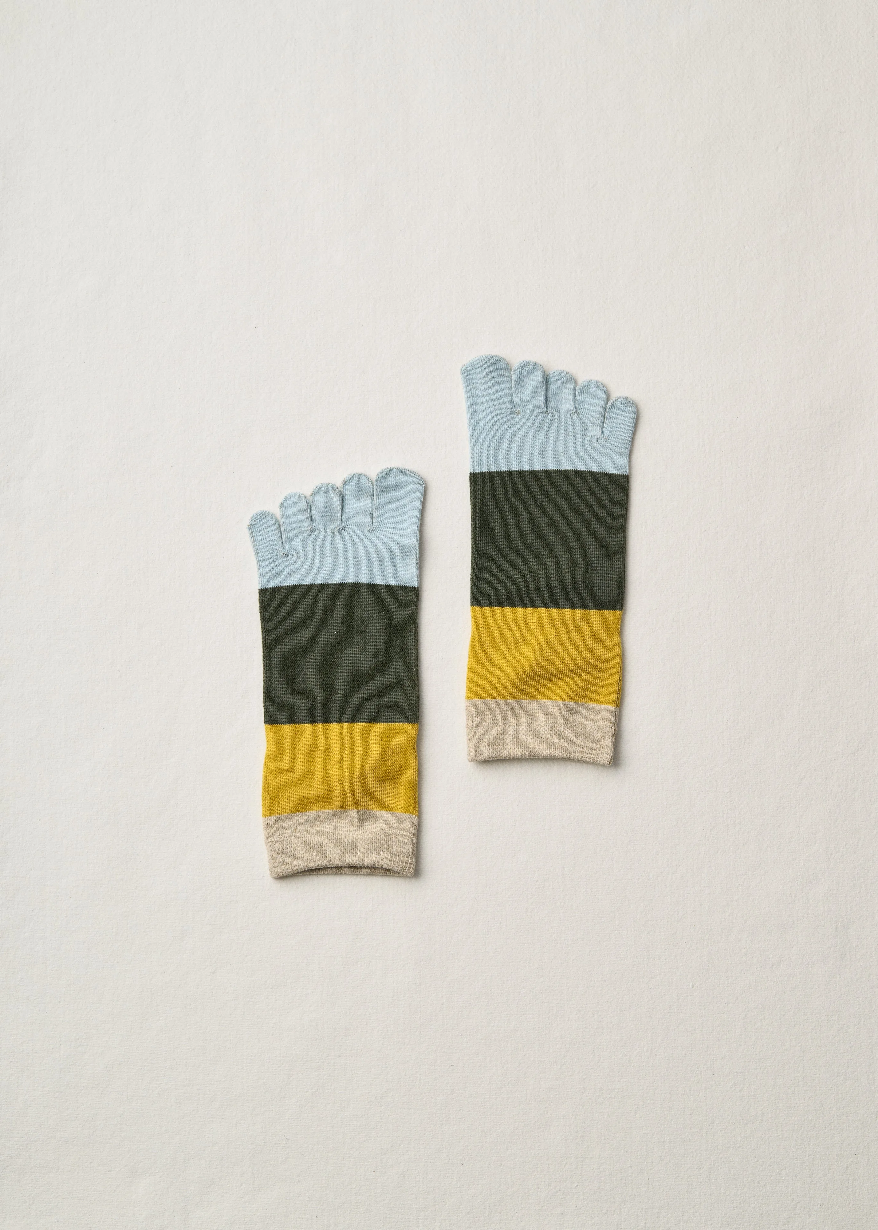 Organic Cotton Toe Ankle Socks | 4-2021 | Yellow sold by yahae
