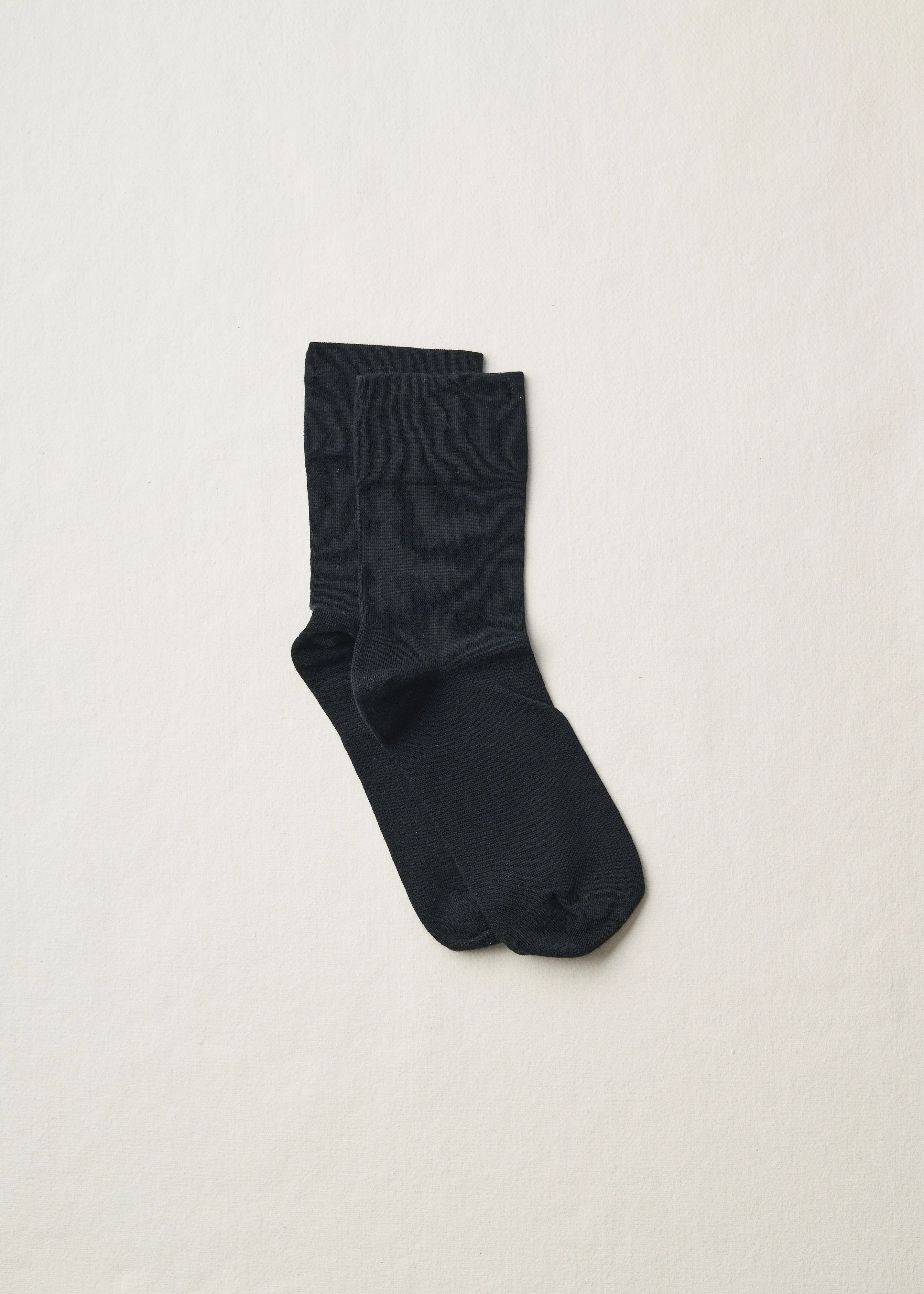 Organic Cotton Rubber Free Plain Socks|4-1000|Khaki sold by yahae product image thumbnail 4