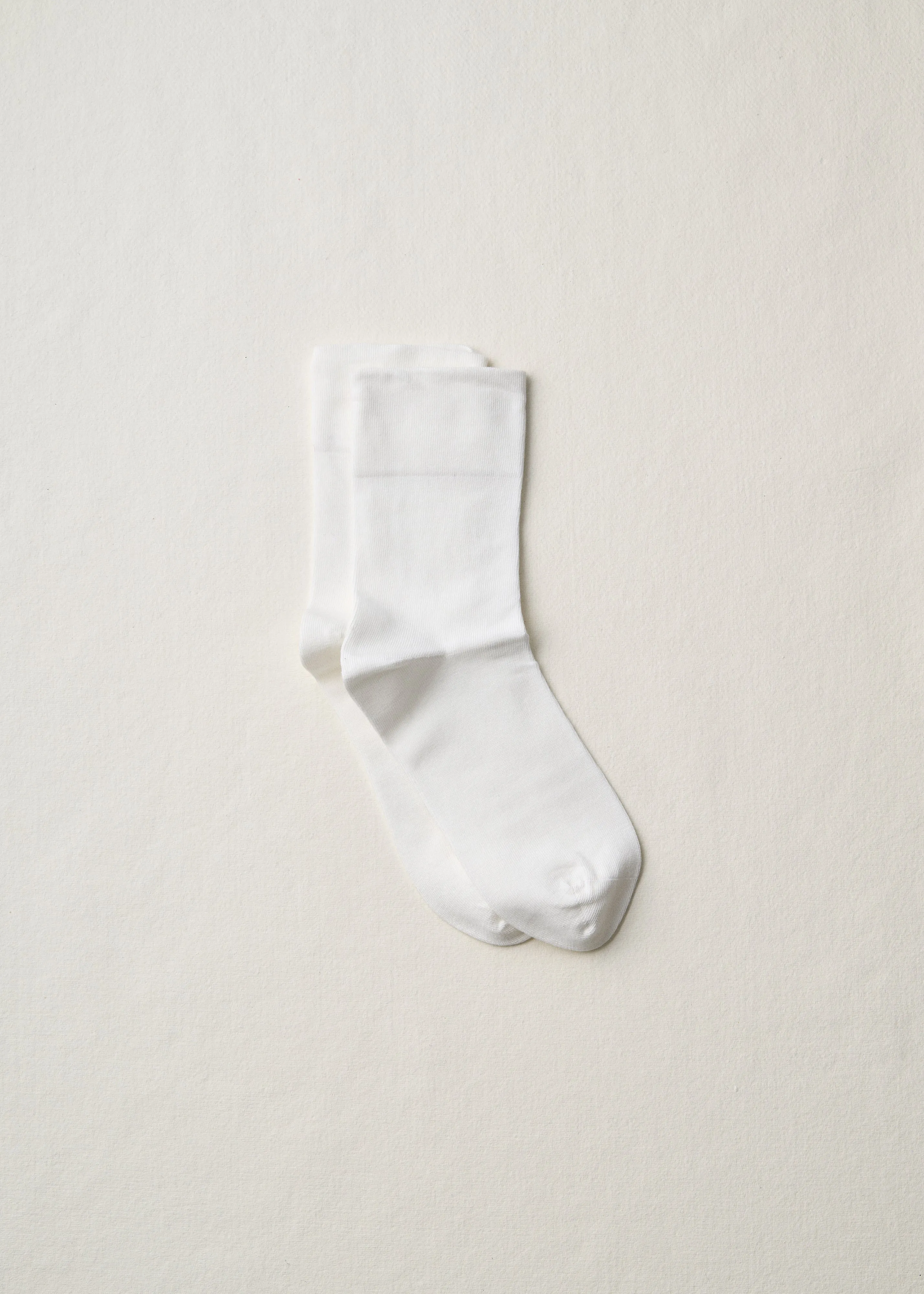 Organic Cotton Rubber Free Plain Socks|4-1000|Khaki sold by yahae product image thumbnail 2