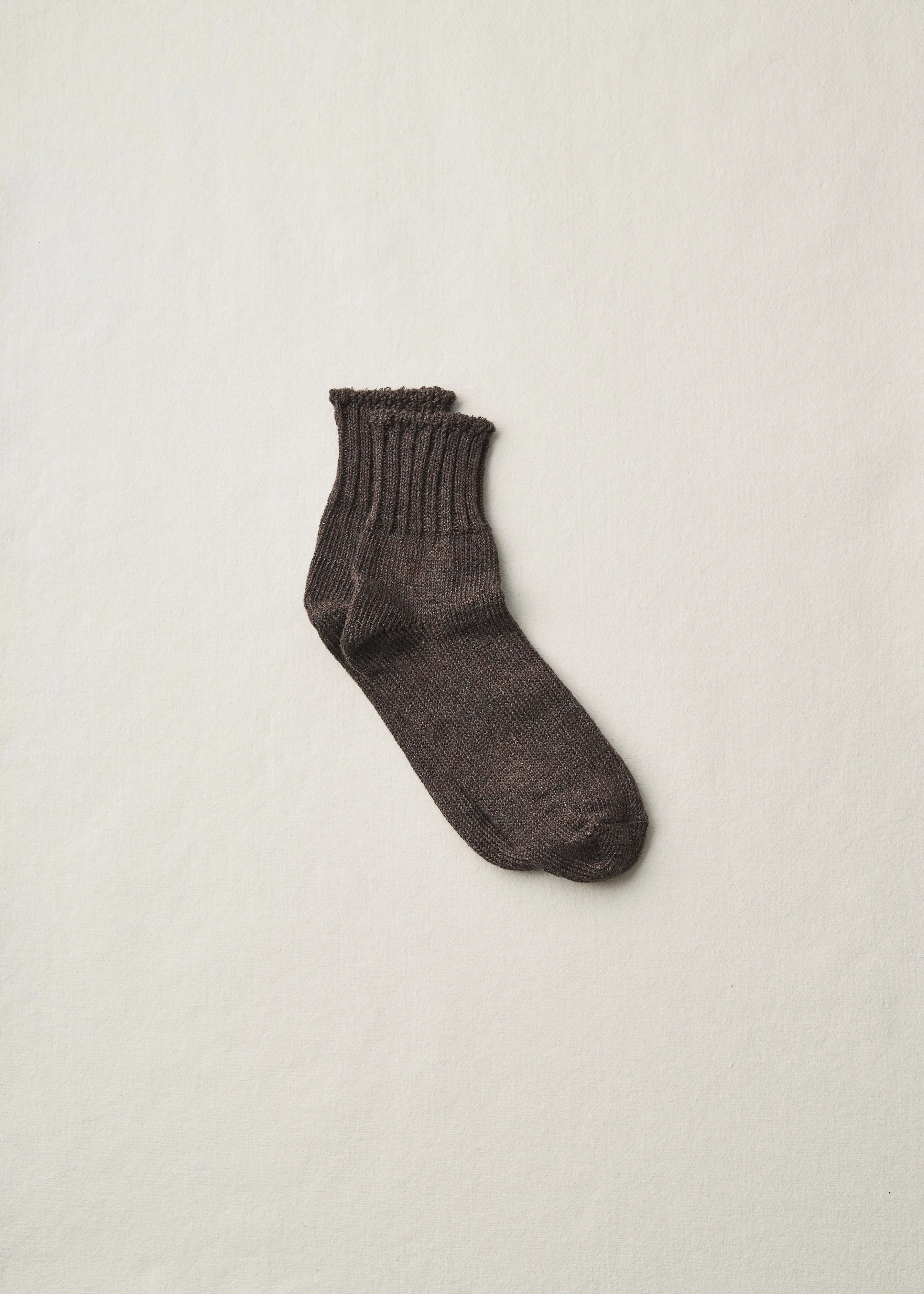 Linen Organic Cotton Ankle Socks | 4-2001 | Orange sold by yahae product image thumbnail 3