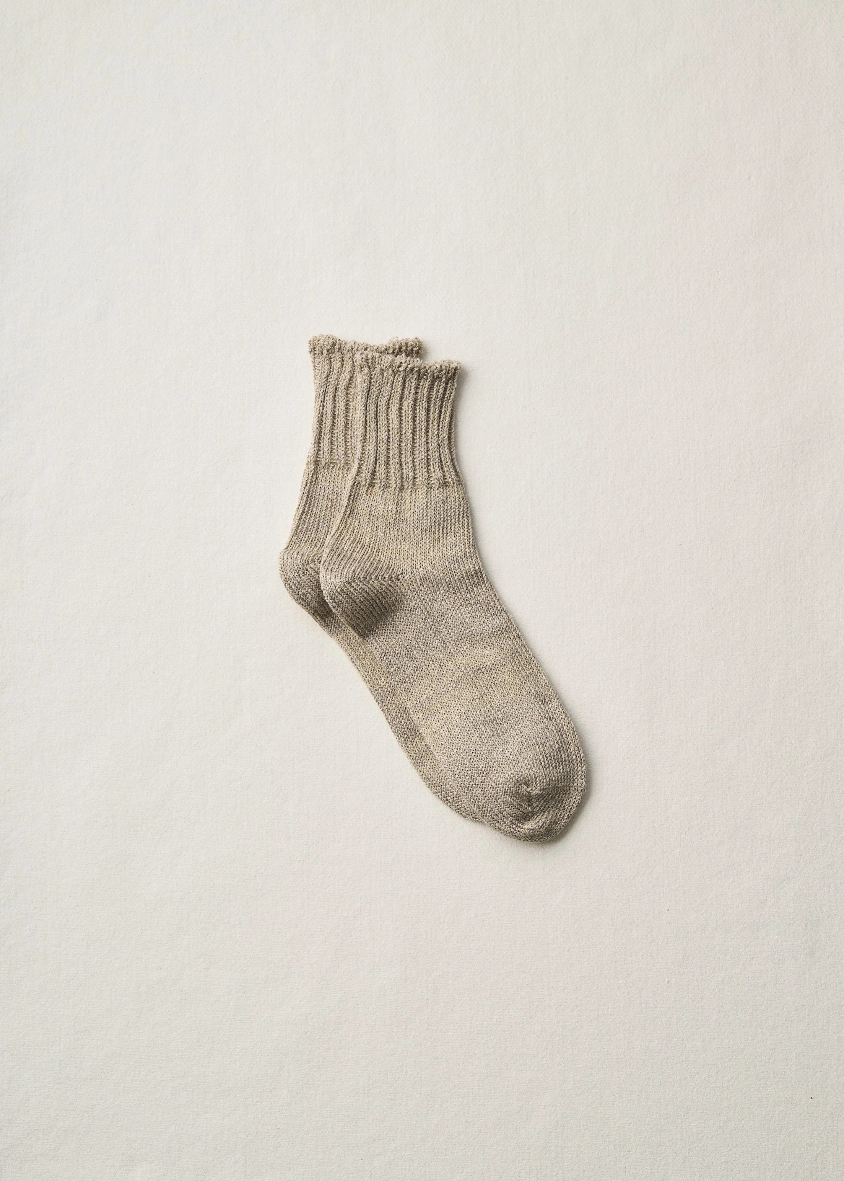 Linen Organic Cotton Ankle Socks | 4-2001 | Orange sold by yahae product image thumbnail 2
