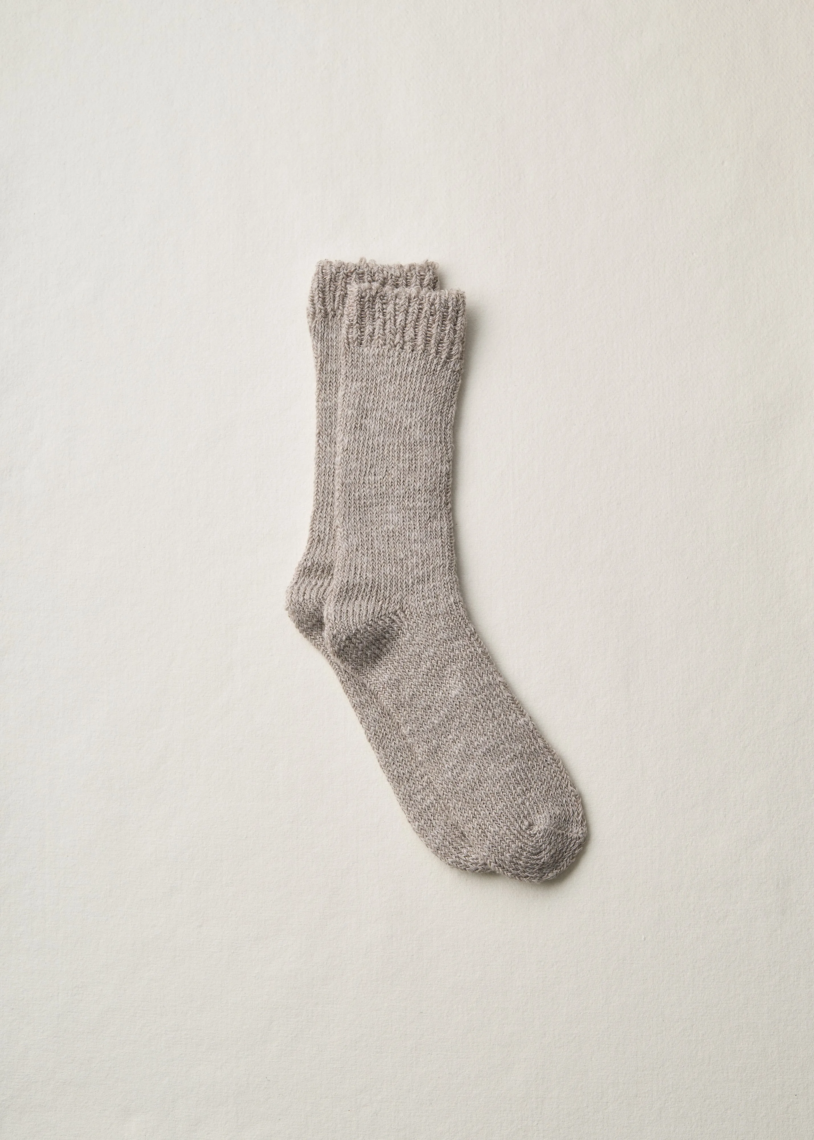 Organic Cotton Linen Low Gauge Plain Socks | 4-2002 | Orange sold by yahae product image thumbnail 4