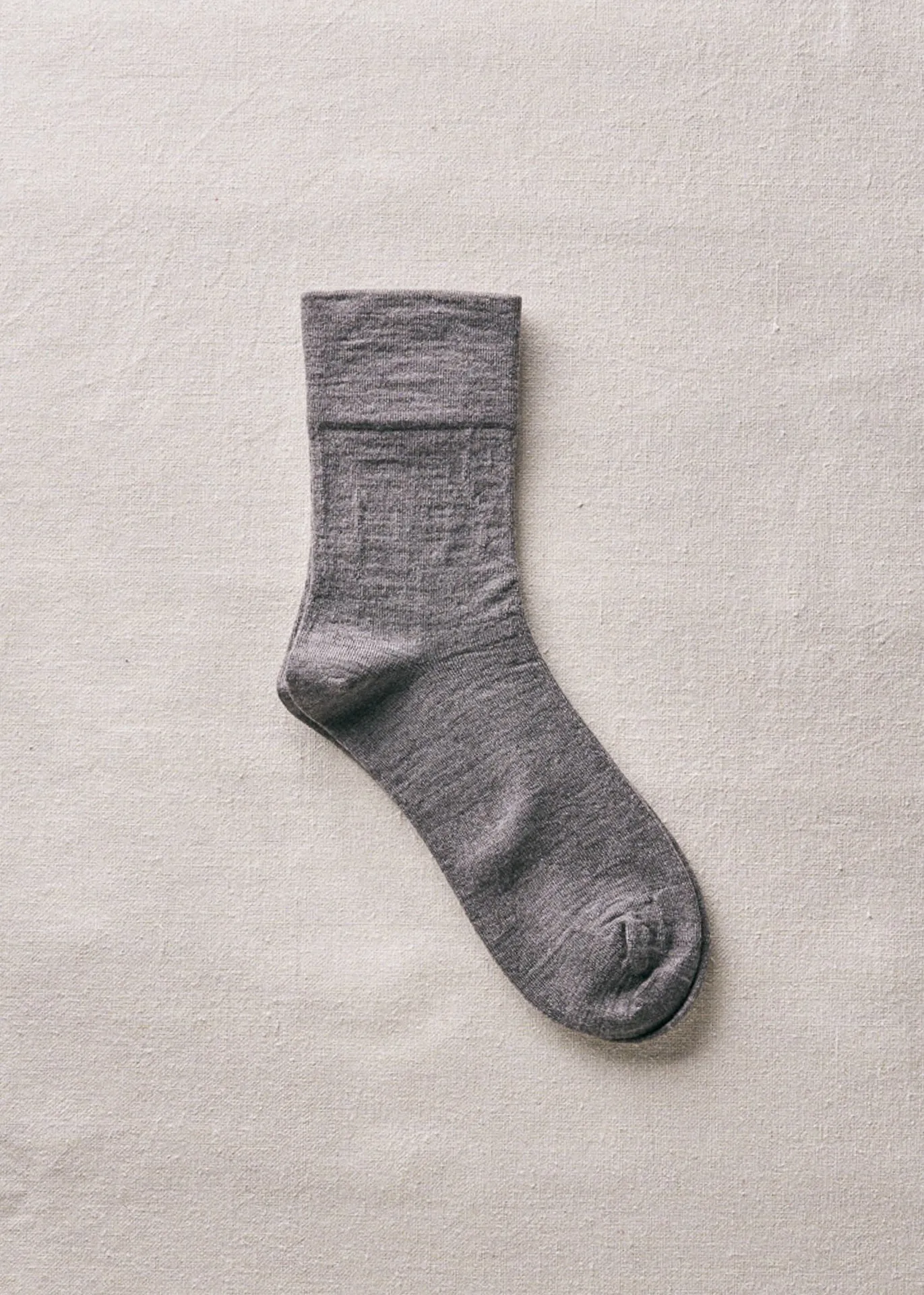 Wool Rubber Free Plain Socks | 4-4019 | Brown sold by yahae product image thumbnail 2