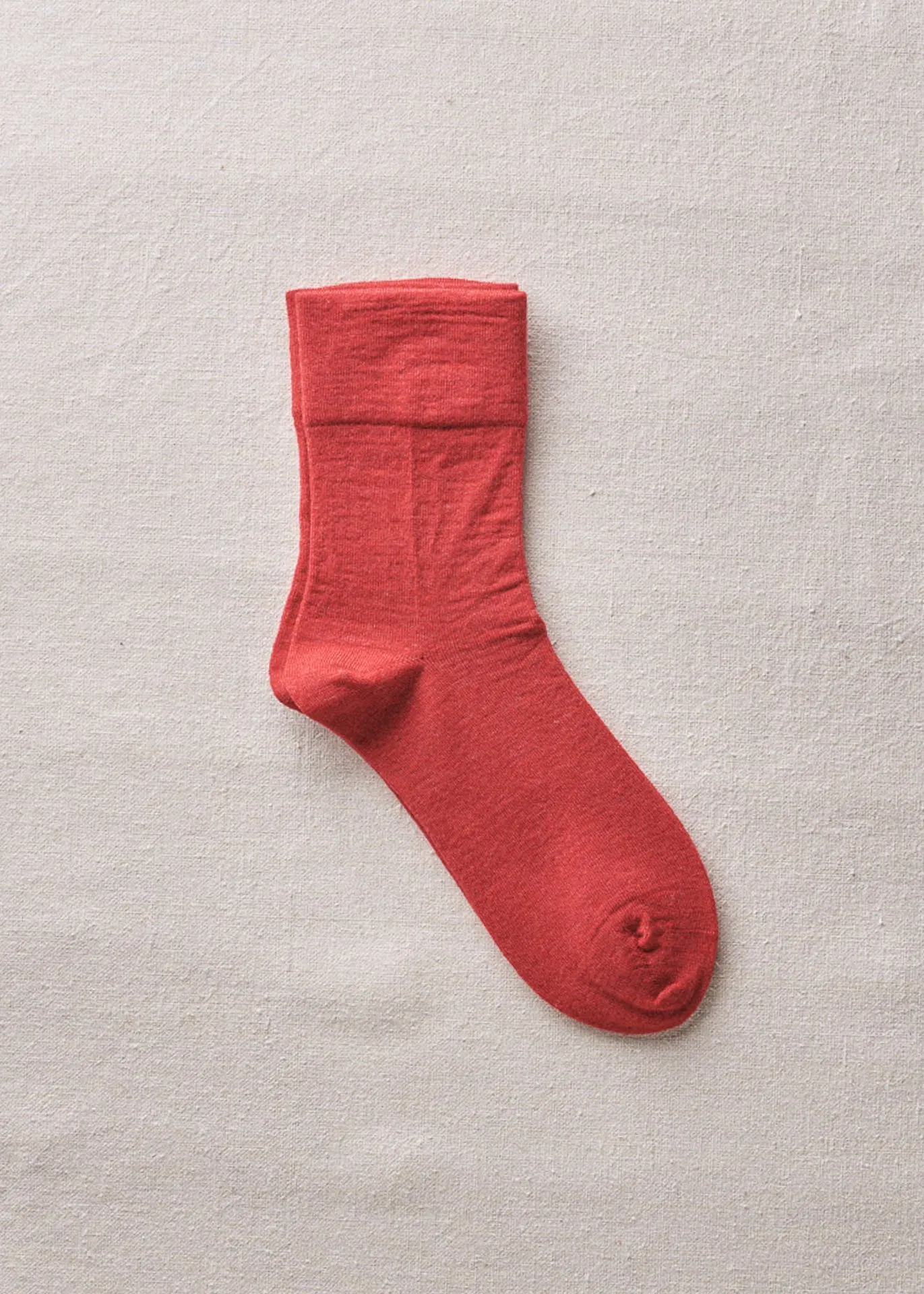Wool Rubber Free Plain Socks | 4-4019 | Brown sold by yahae product image thumbnail 3