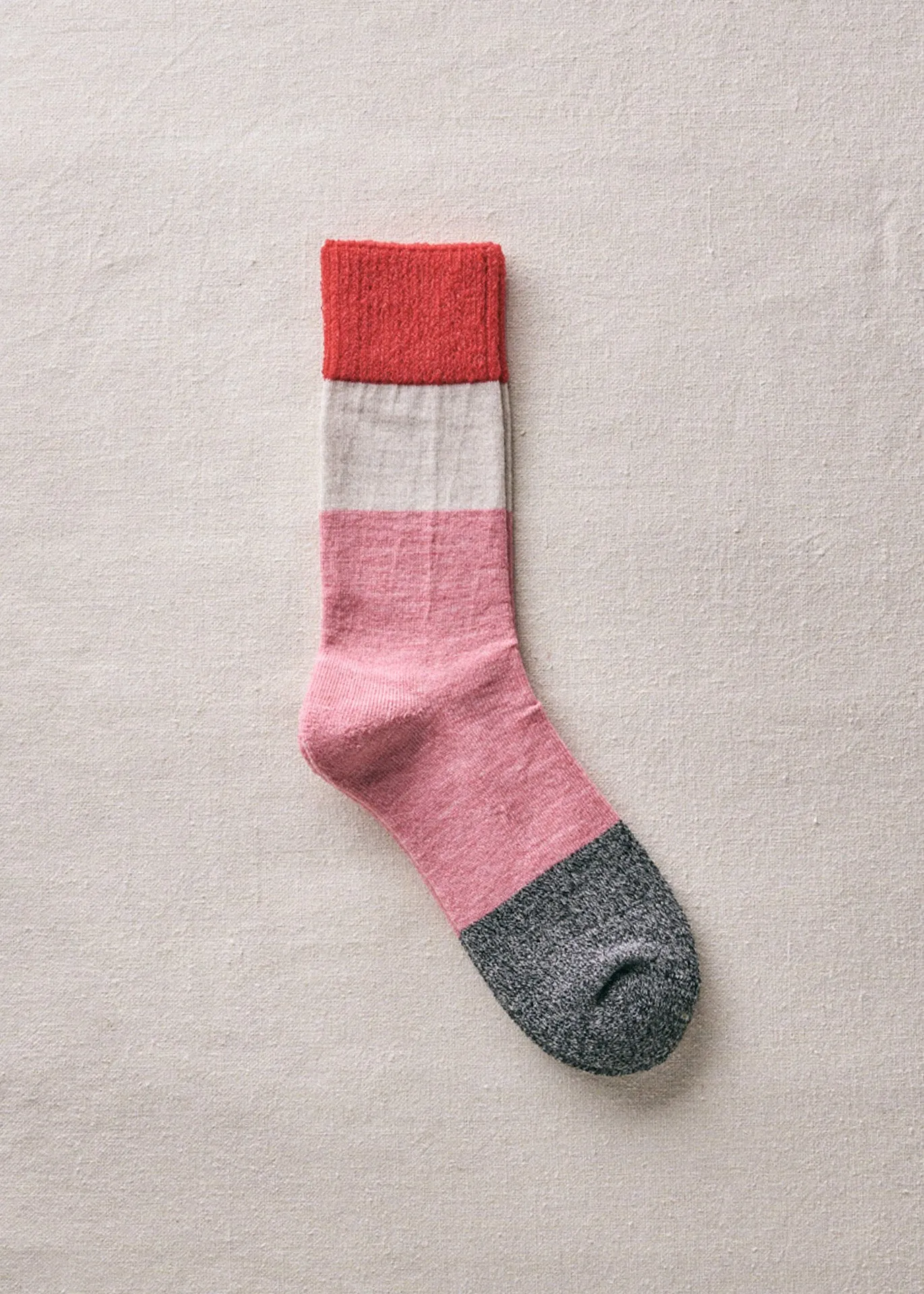 Wool Pile Sole Socks | 4-4027 | Olive sold by yahae product image thumbnail 3