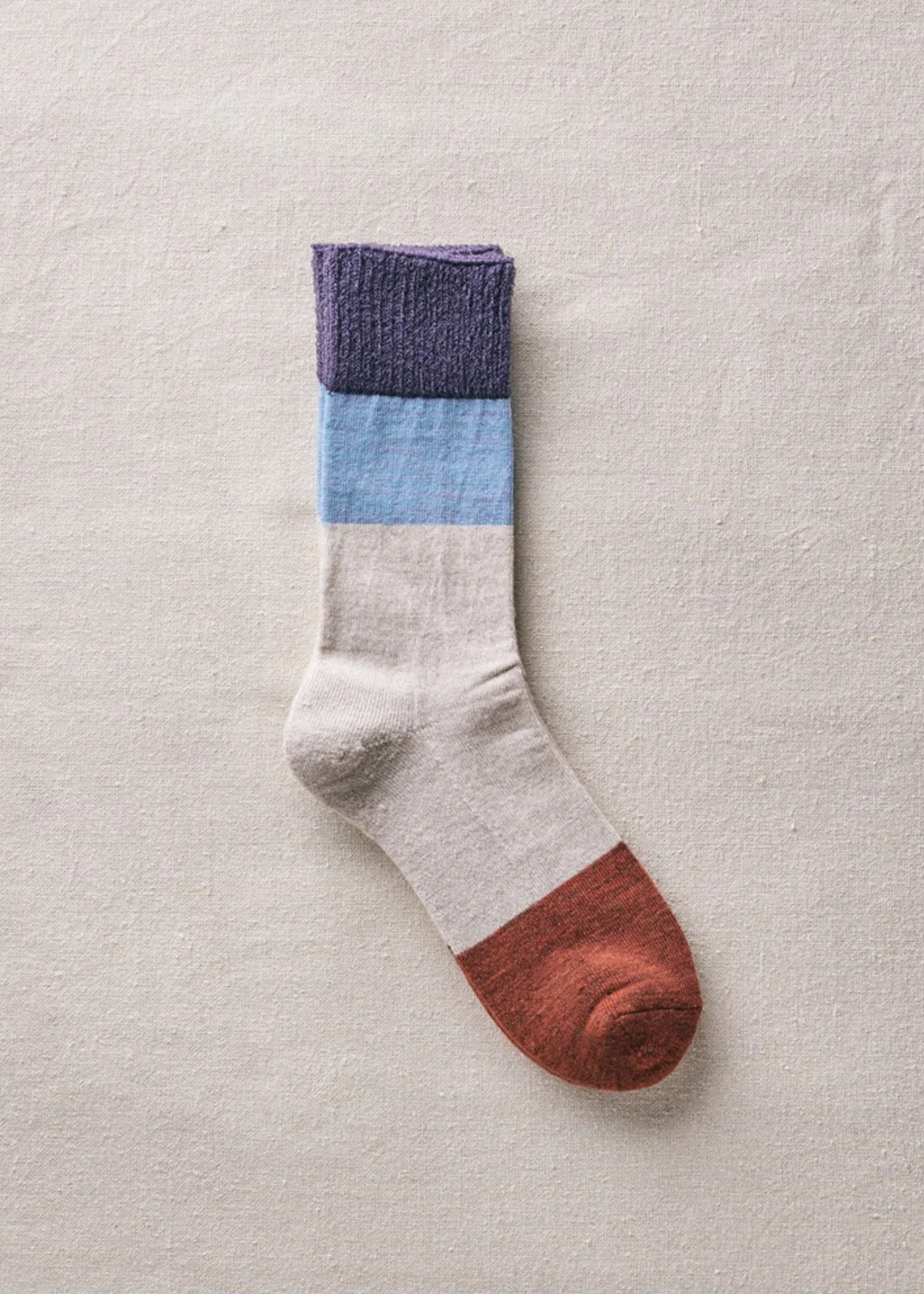 Wool Pile Sole Socks | 4-4027 | Olive sold by yahae product image thumbnail 4