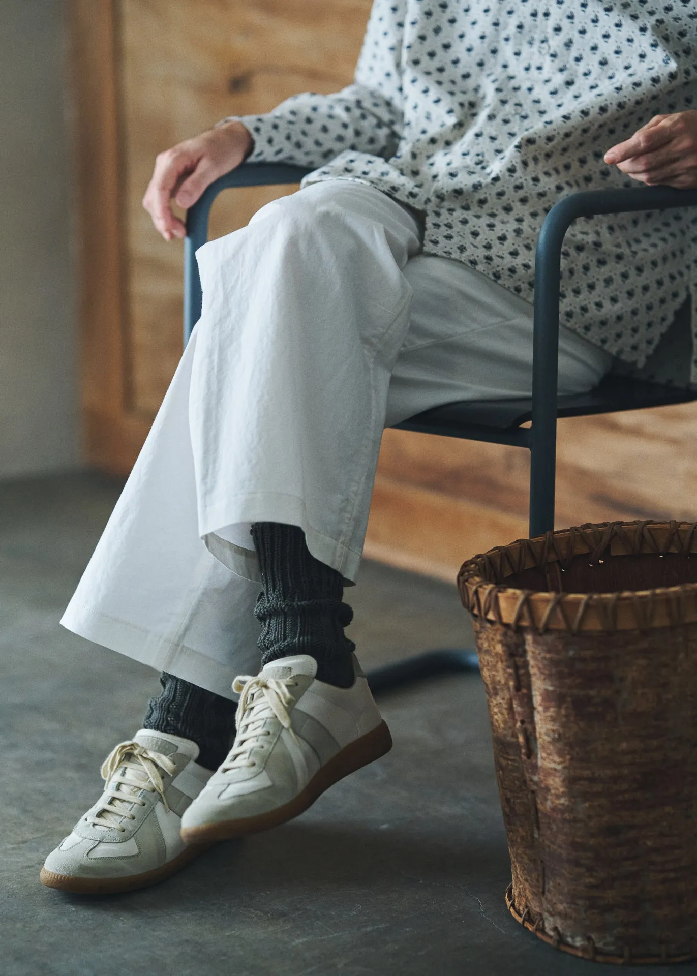 Organic Cotton Low Gauge Socks|7-5023|Natural Black sold by yahae product image thumbnail 2