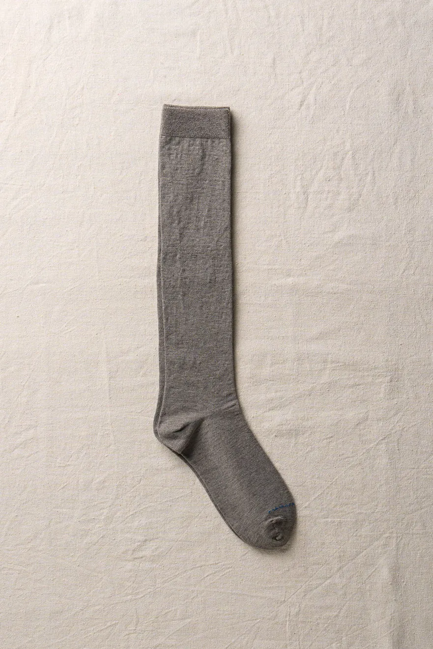 Organic Cotton Blended Yak Knee Socks | 7-5017 | Brown sold by yahae product image thumbnail 3