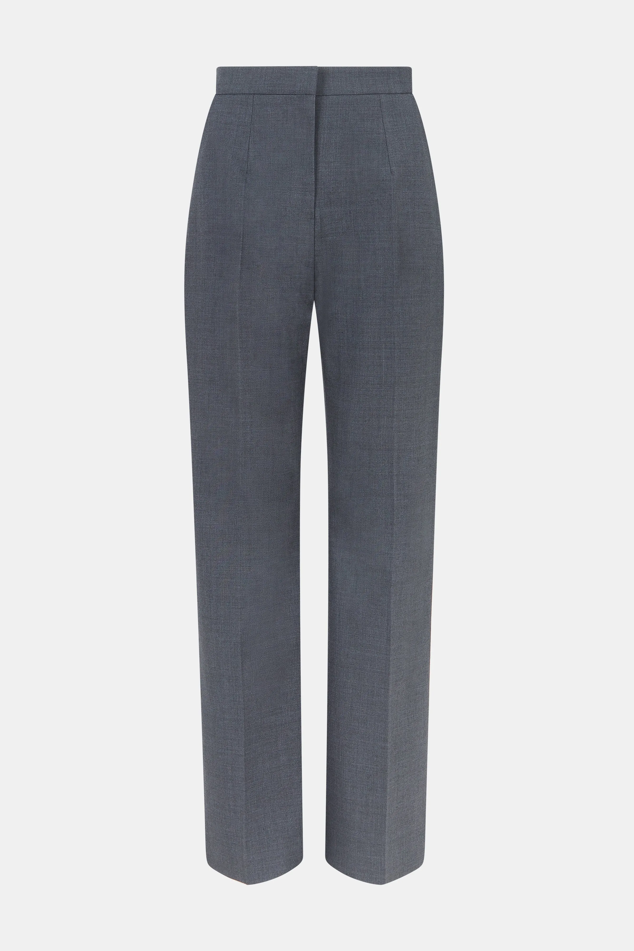 Miggy Trousers in Charcoal Summer Wool sold by Emilia Wickstead