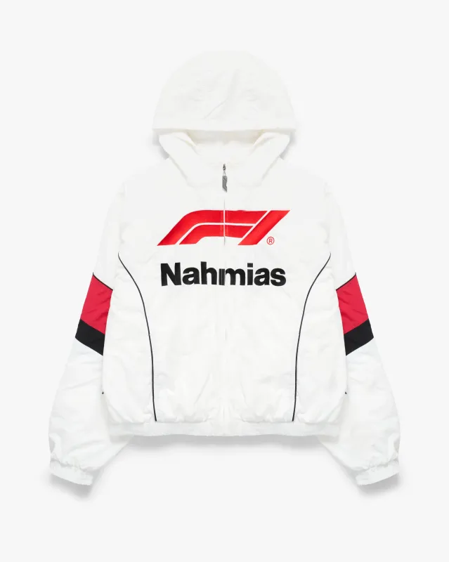 F1 WARM UP RACE JACKET made by Nahmias