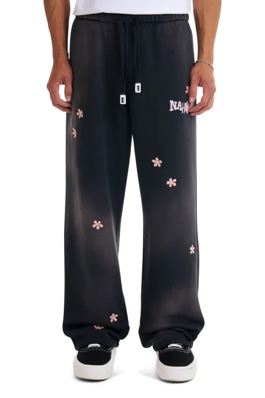 Flower Groms Wide Sweatpants made by Nahmias