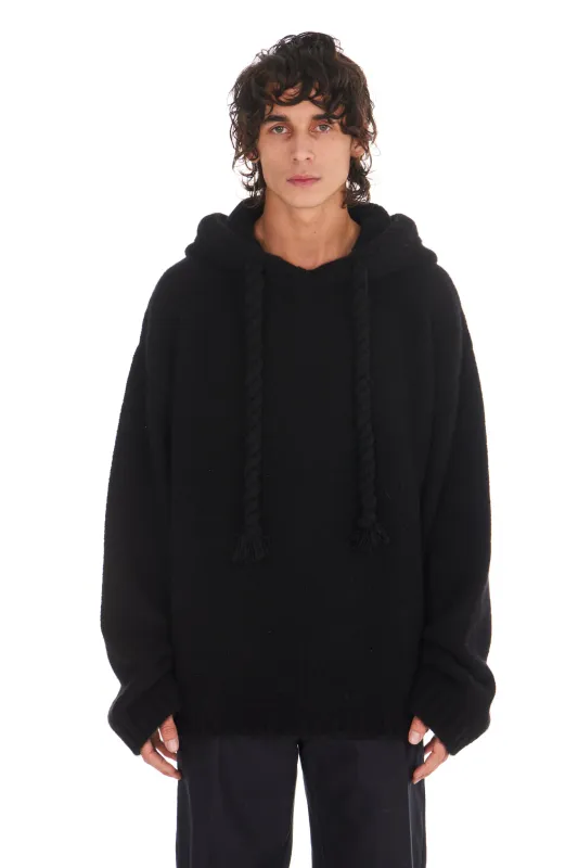 Knit Boxy Hoodie made by Nahmias