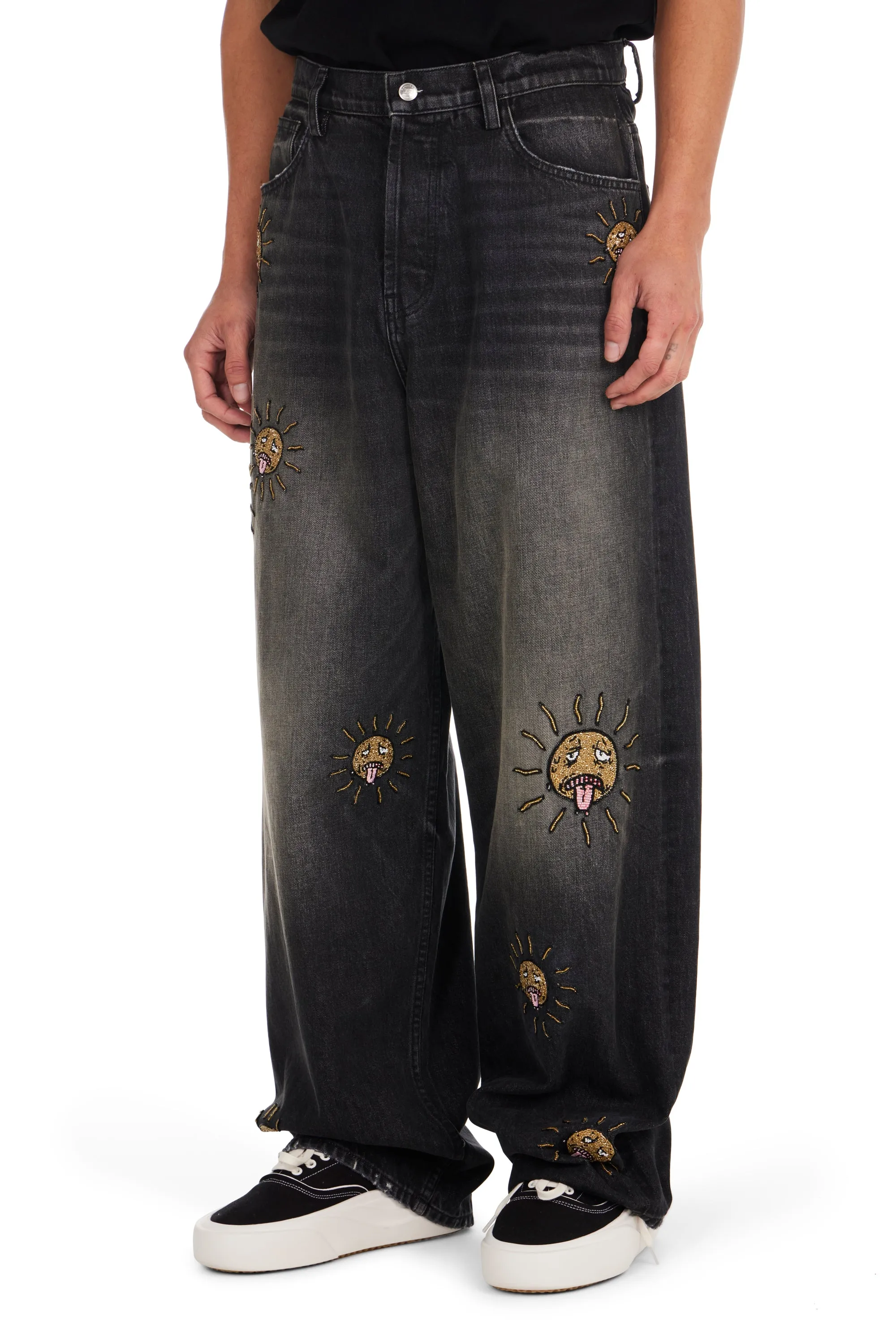Beaded Sun Wide Jeans sold by Nahmias product image thumbnail 2