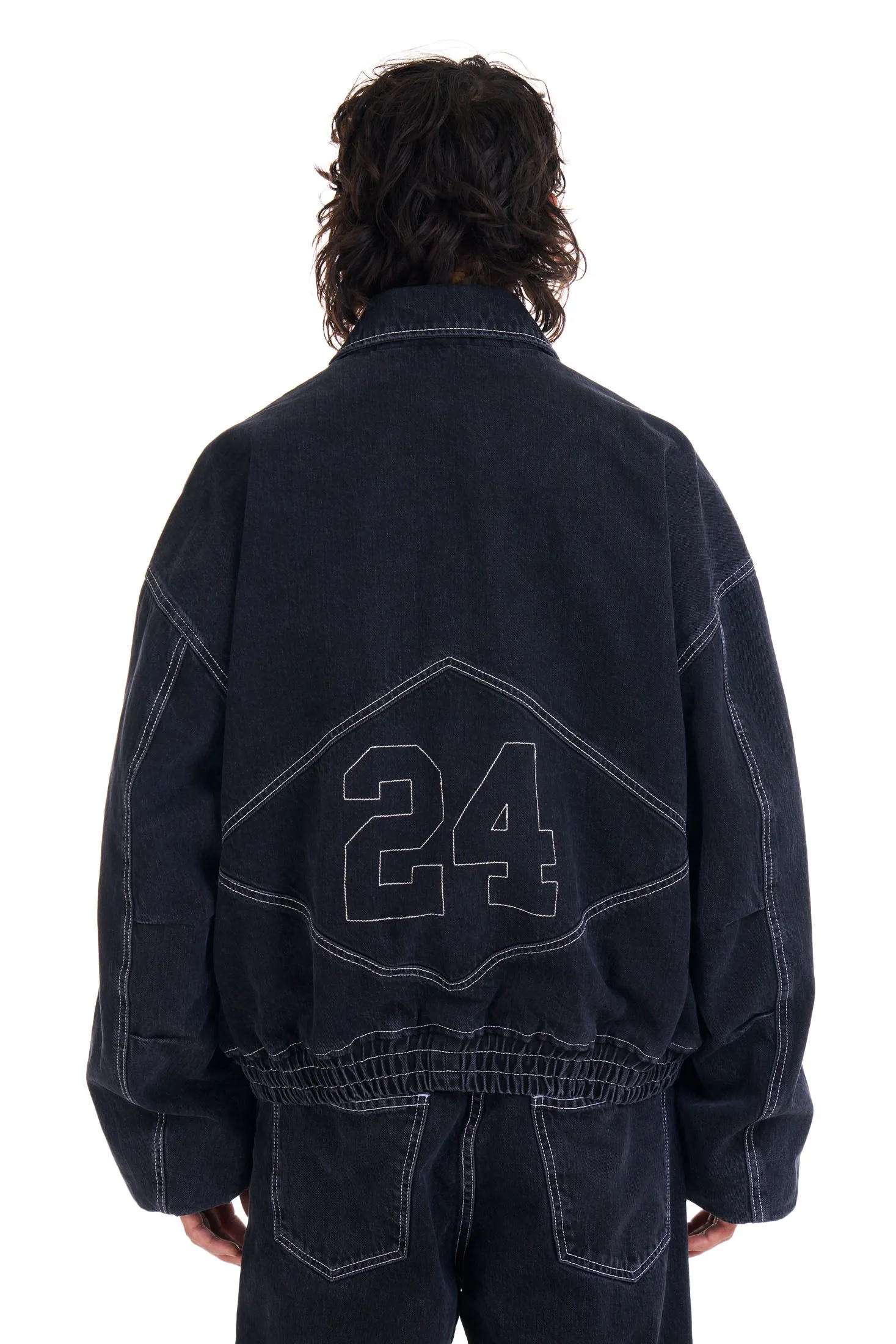 Shadowstitch Oversized Bomber sold by Nahmias product image thumbnail 3