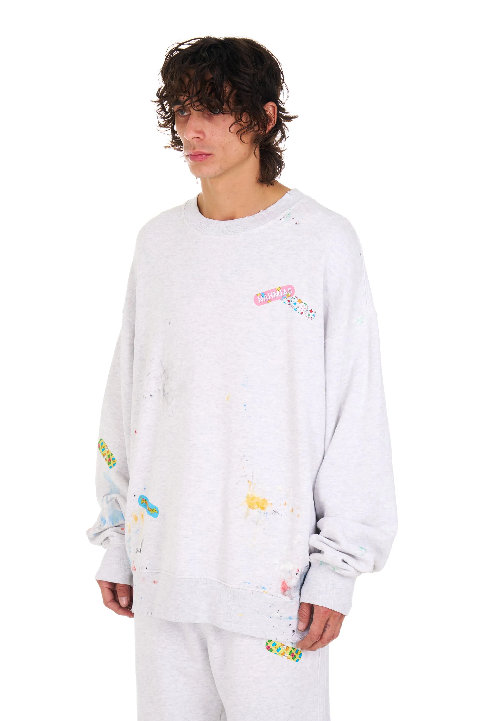 Bandaid Crewneck sold by Nahmias product image thumbnail 2