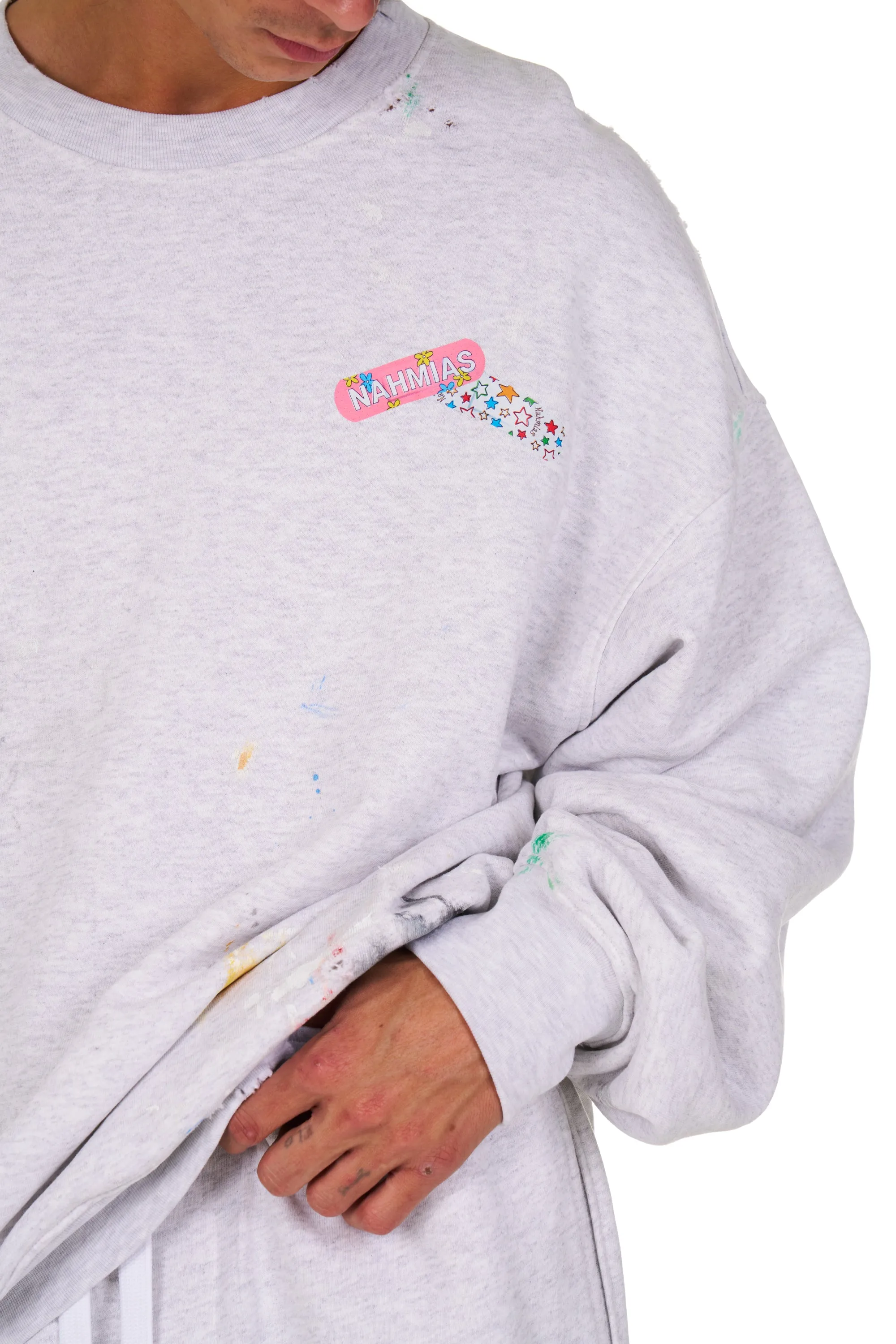 Bandaid Crewneck sold by Nahmias product image thumbnail 5