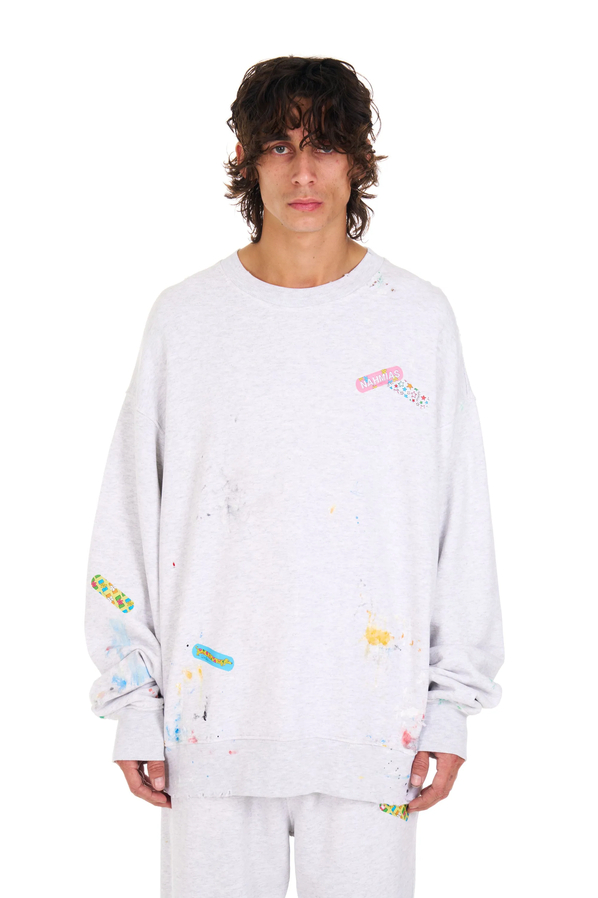 Bandaid Crewneck sold by Nahmias