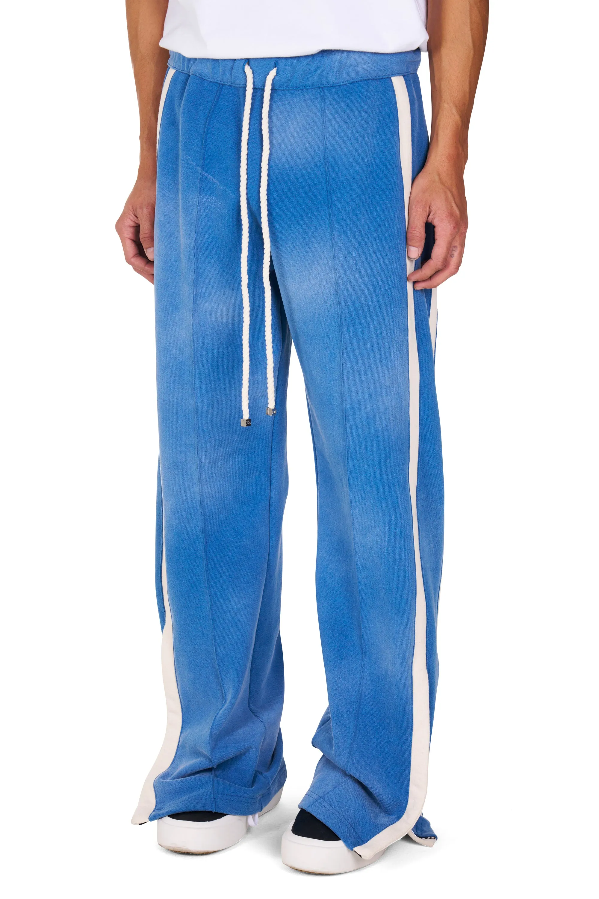 Heavy Cotton Track Pant in Worn Blue sold by Nahmias product image thumbnail 2