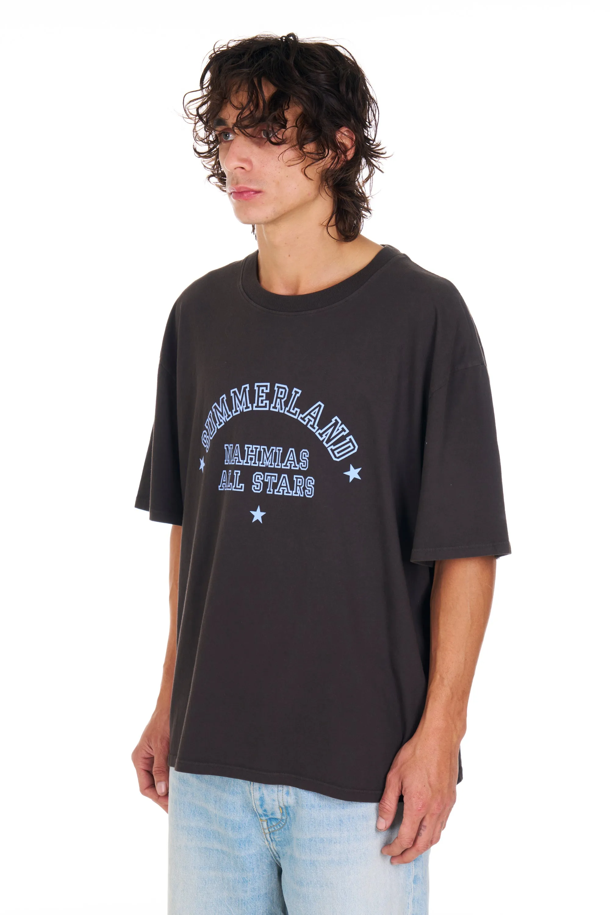 Summerland All Stars Boxy T-shirt Off Black sold by Nahmias product image thumbnail 2