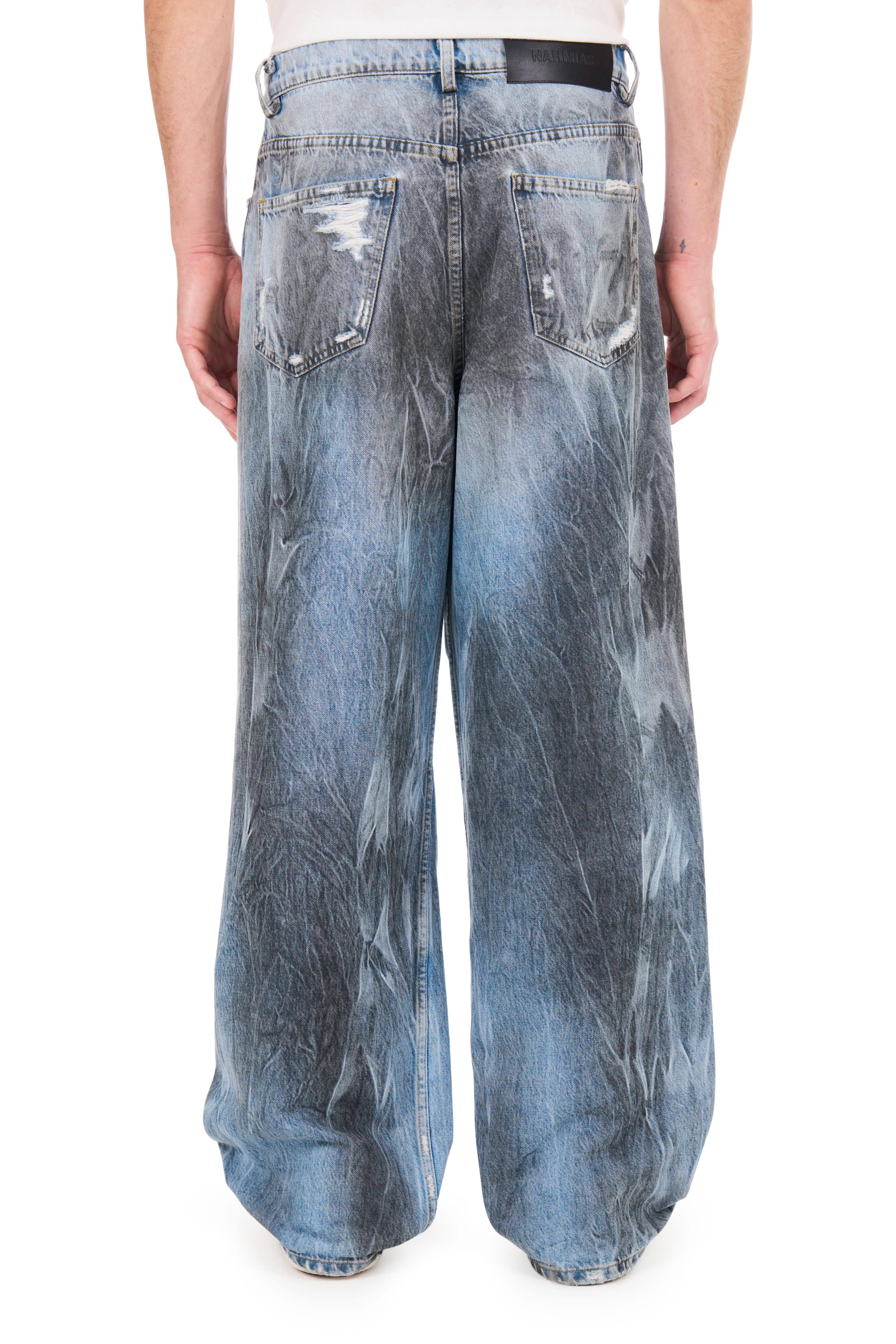 Thrashed Baggy Jeans sold by Nahmias product image thumbnail 3