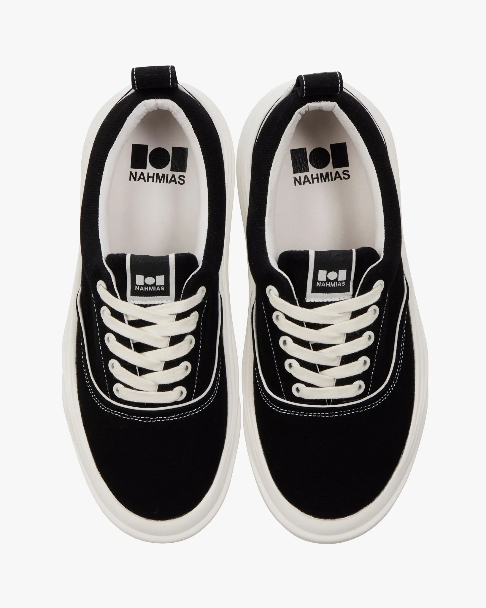 Ollie Canvas Sneaker in Black sold by Nahmias product image thumbnail 3