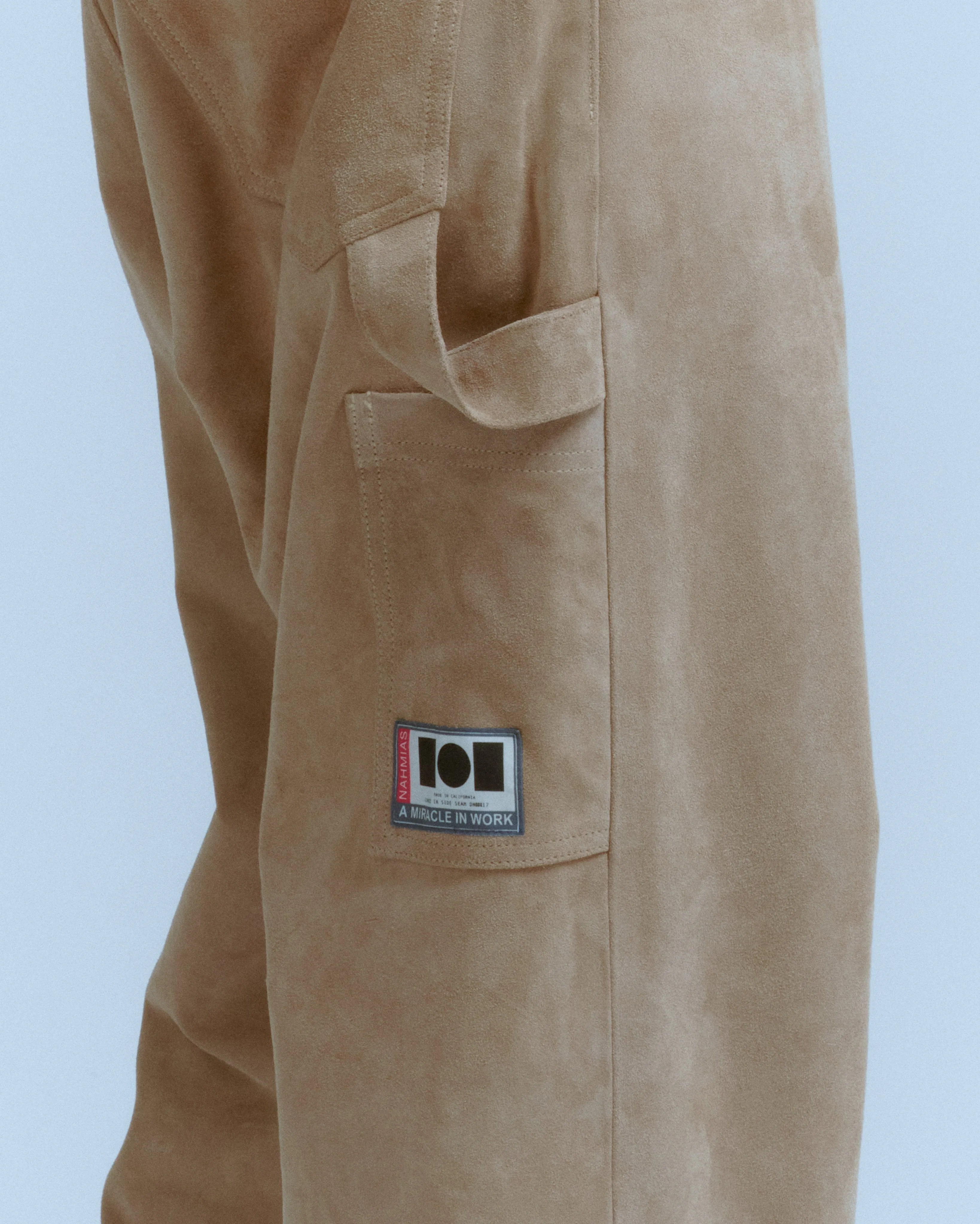 SUEDE BAGGY CARPENTER PANT sold by Nahmias product image thumbnail 5