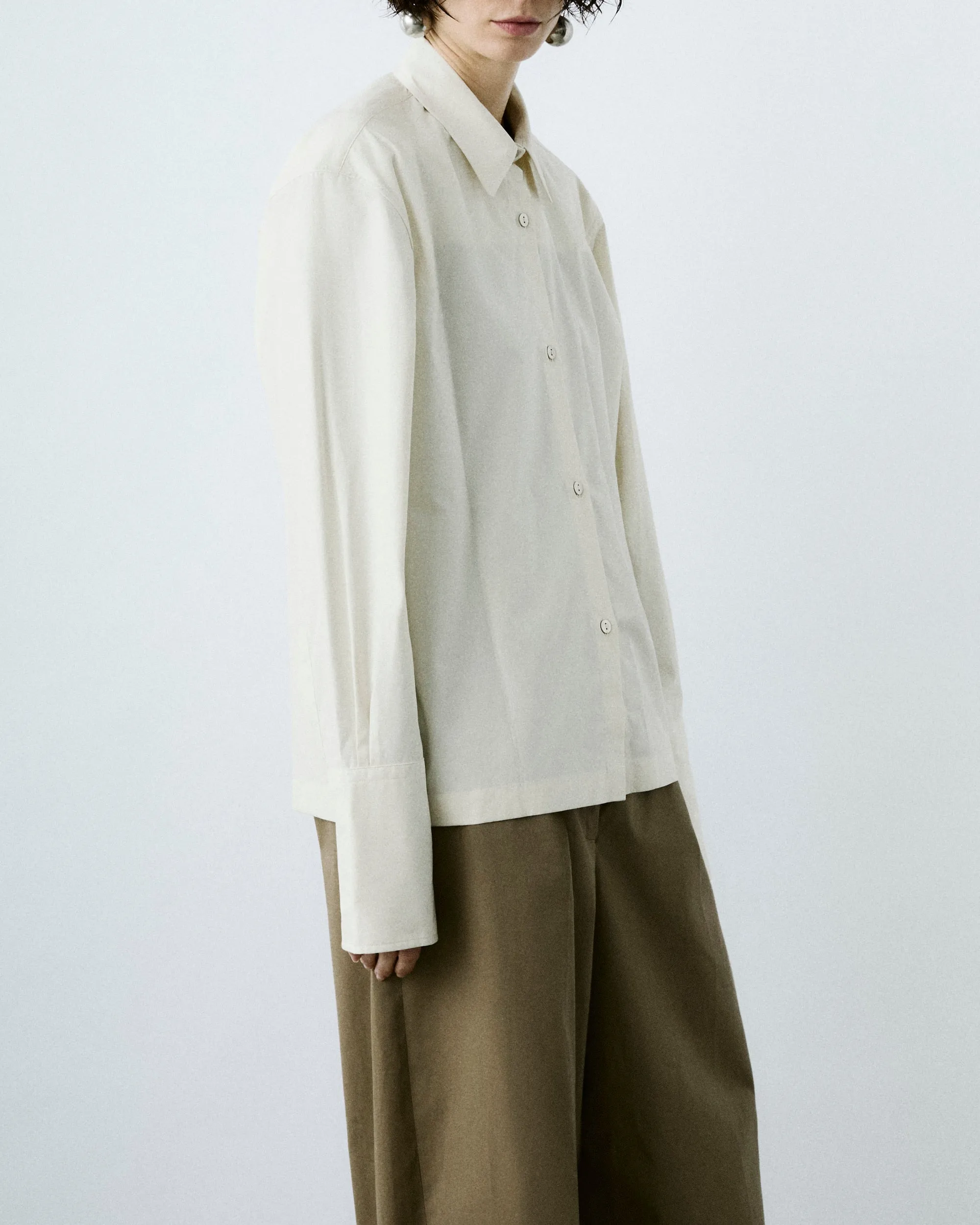 CODIE POPLIN SHIRT // BUTTER sold by The Latest product image thumbnail 3