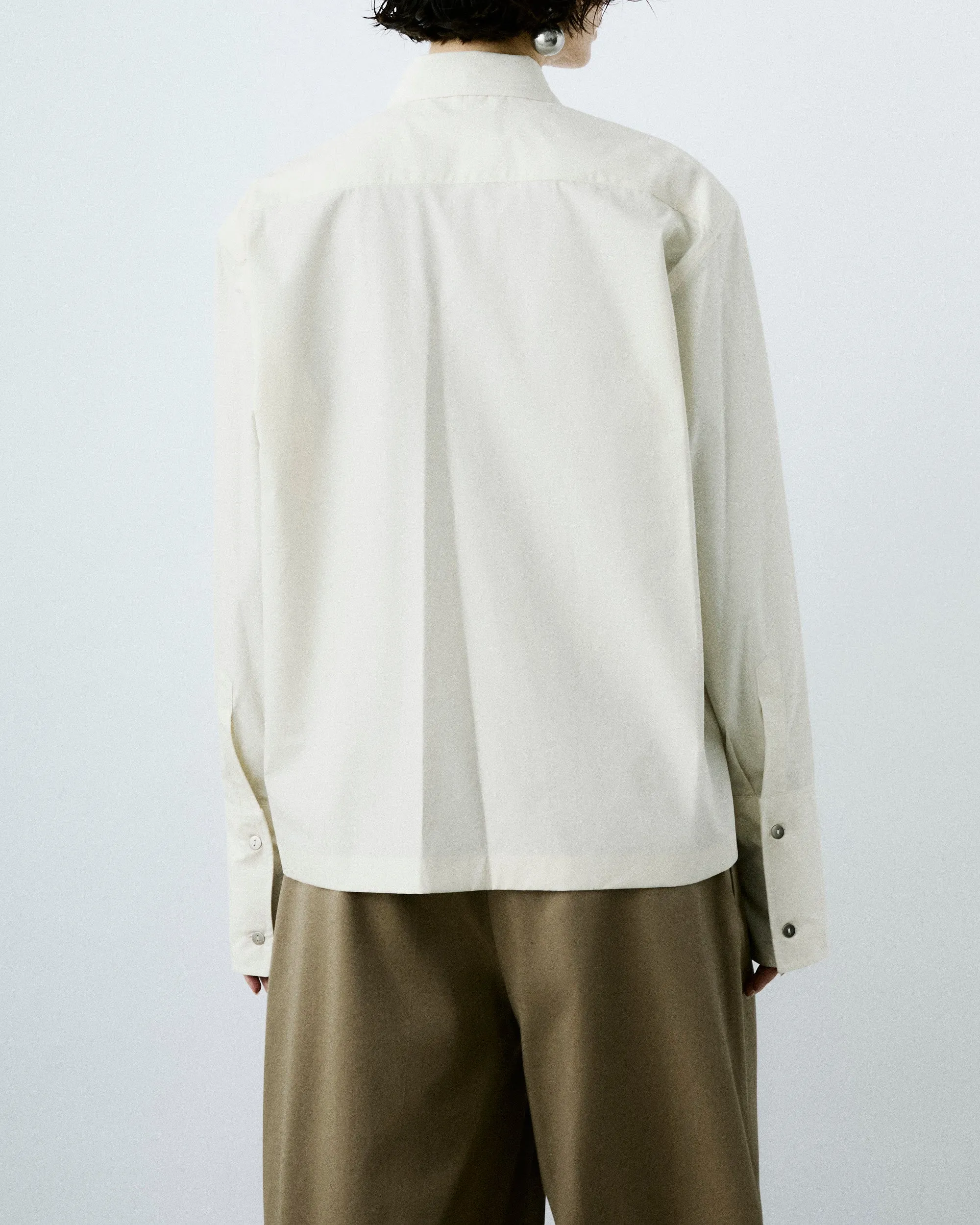 CODIE POPLIN SHIRT // BUTTER sold by The Latest product image thumbnail 4