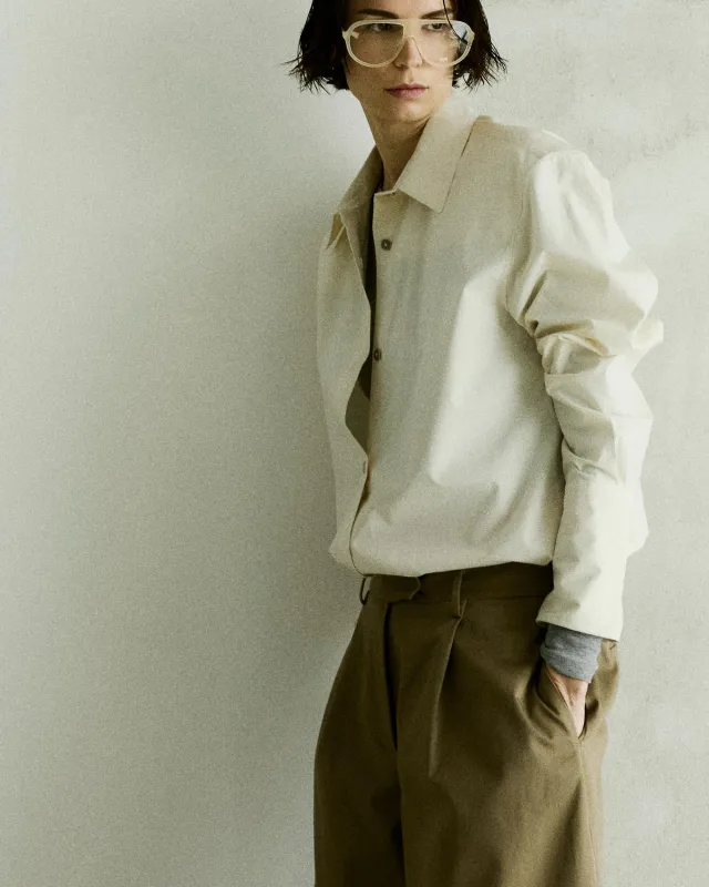 CODIE POPLIN SHIRT // BUTTER made by The Latest