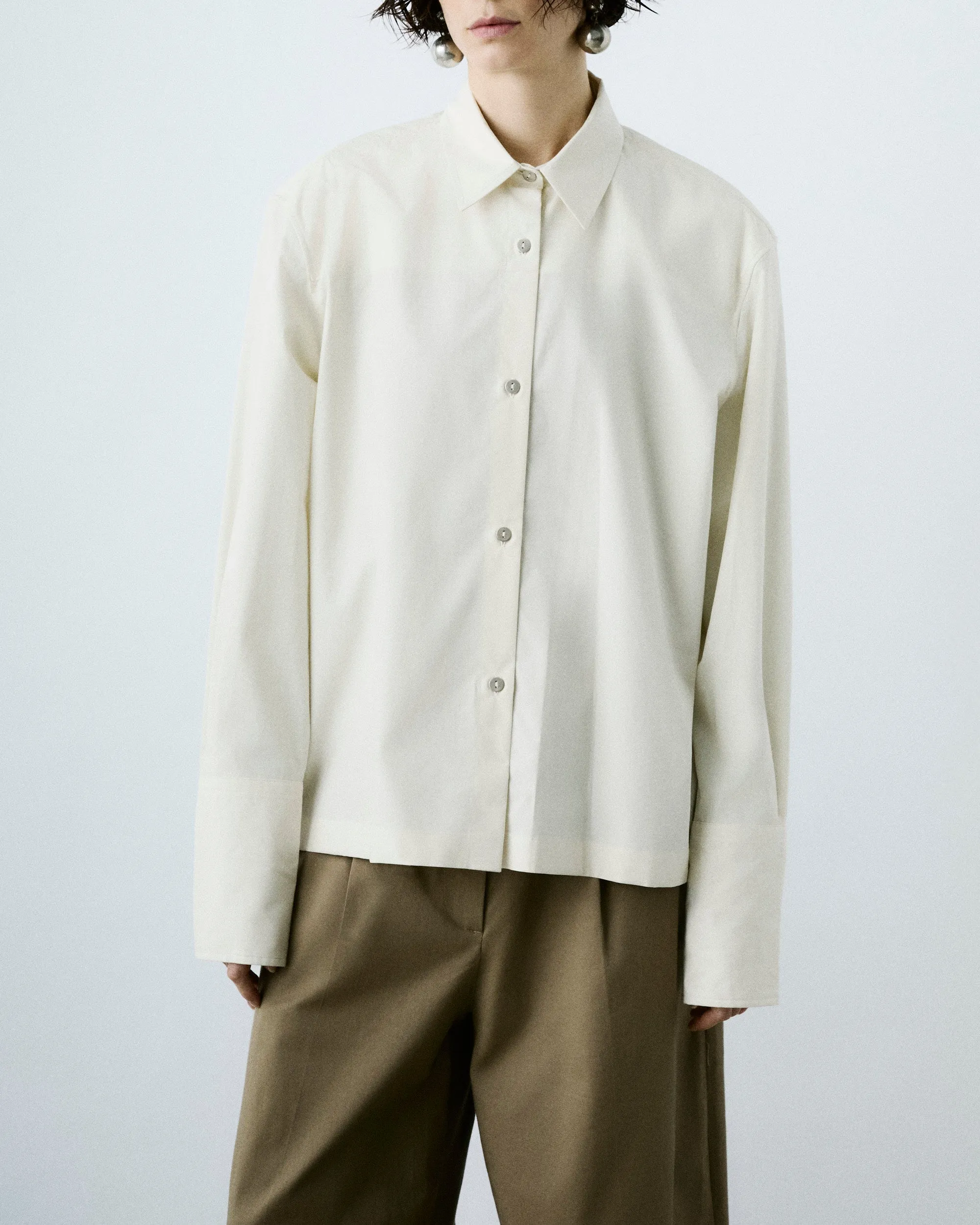 CODIE POPLIN SHIRT // BUTTER sold by The Latest product image thumbnail 2